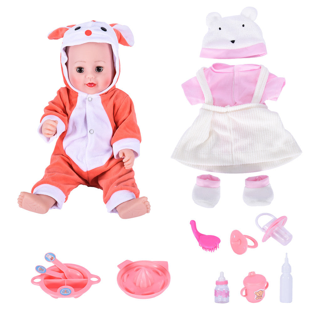 Oalirro Clearance Deals 17 Inc Realistic Reborn Baby Dolls Lifelike Baby Dolls for Girls Weighted Newborn Dolls That Look Real Girl for Ages 3+