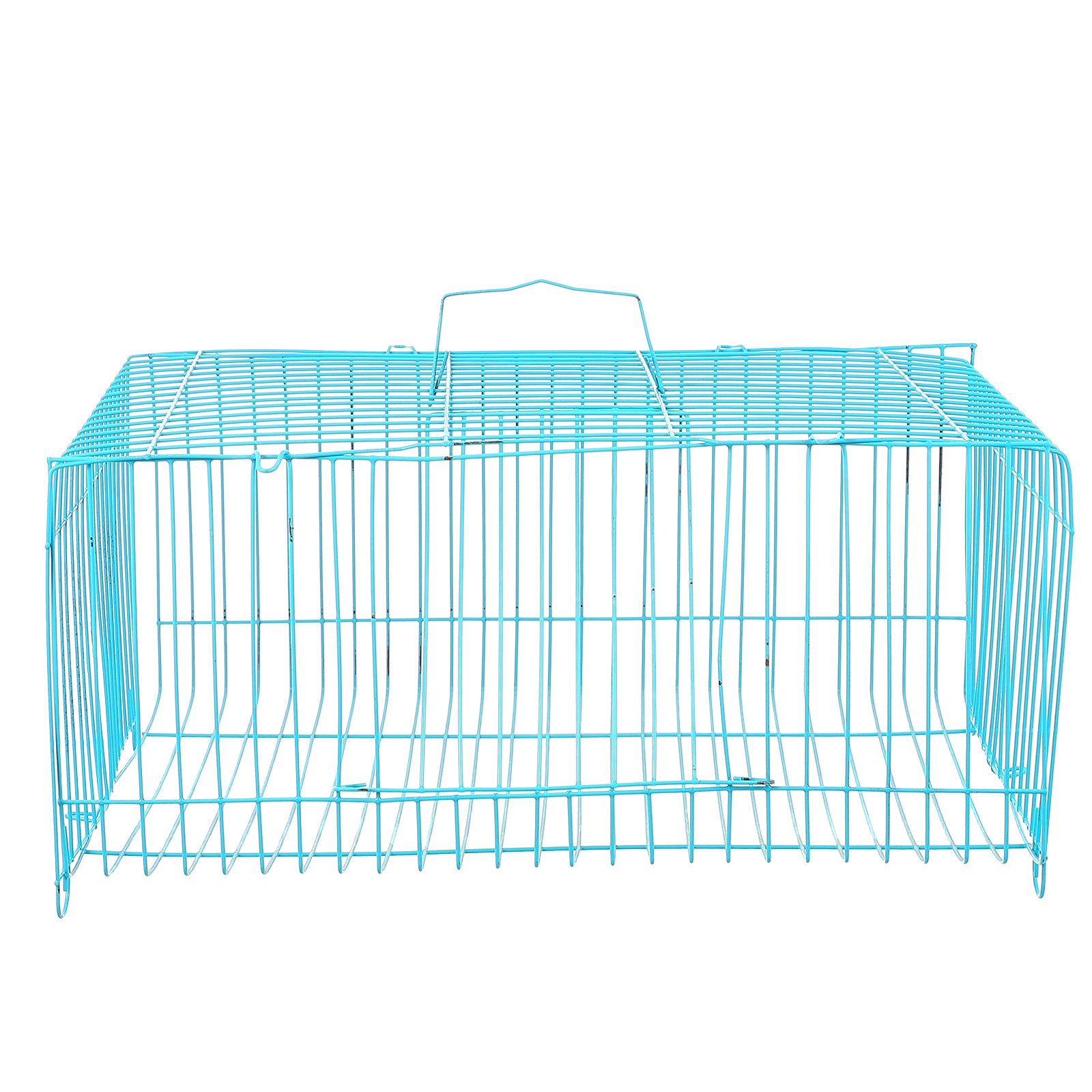 NUOLUX Portable Rabbit Chicken Poultry Cage Metal Iron Pet Cage Pet Dog Kennel Cat Crate