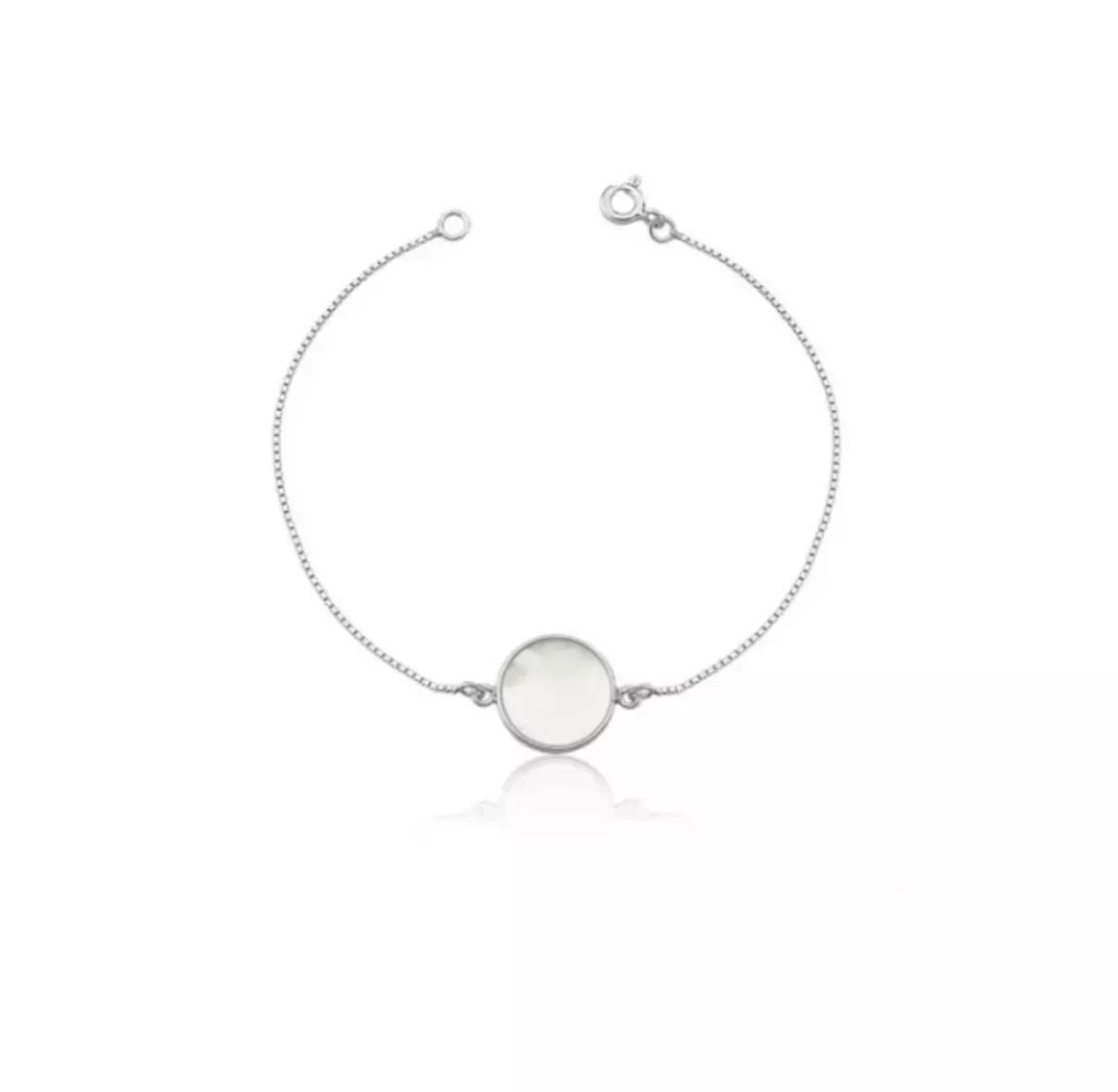 Pulseira C/ Pedra Madrepérola