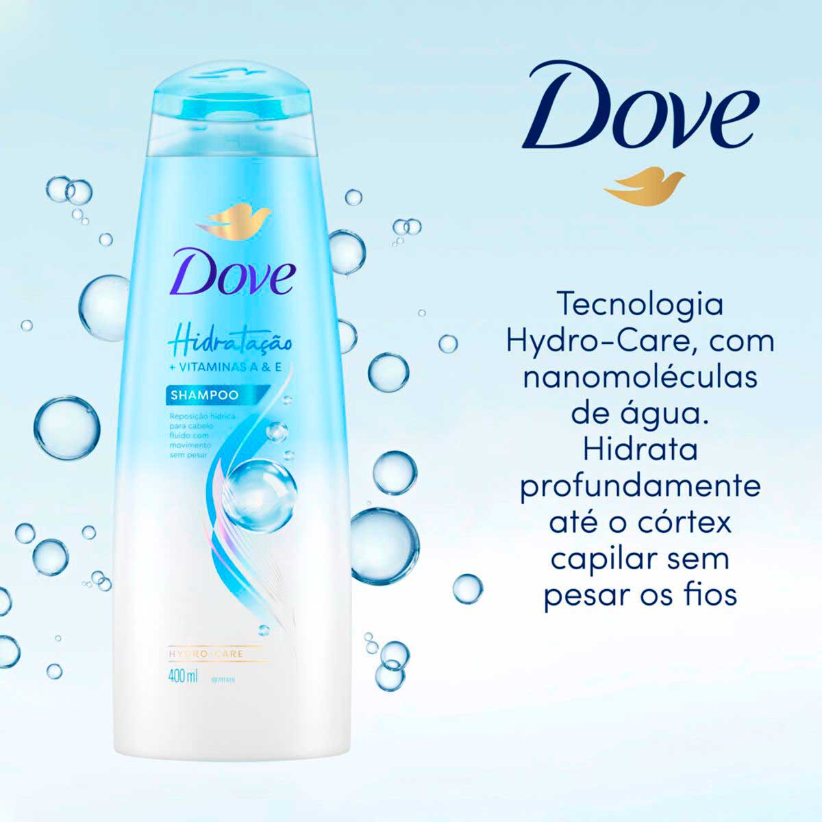 Shampoo Dove Hidratacao Intensa 400ml
