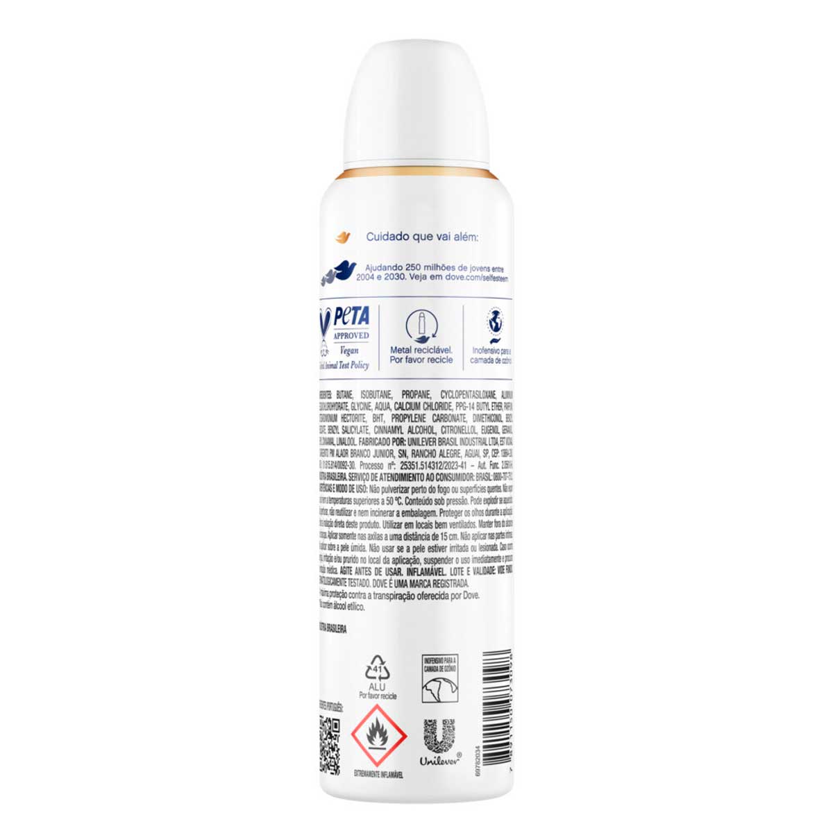 Desodorante Antitranspirante Aerosol Dove Clinical Original Clean 150ml