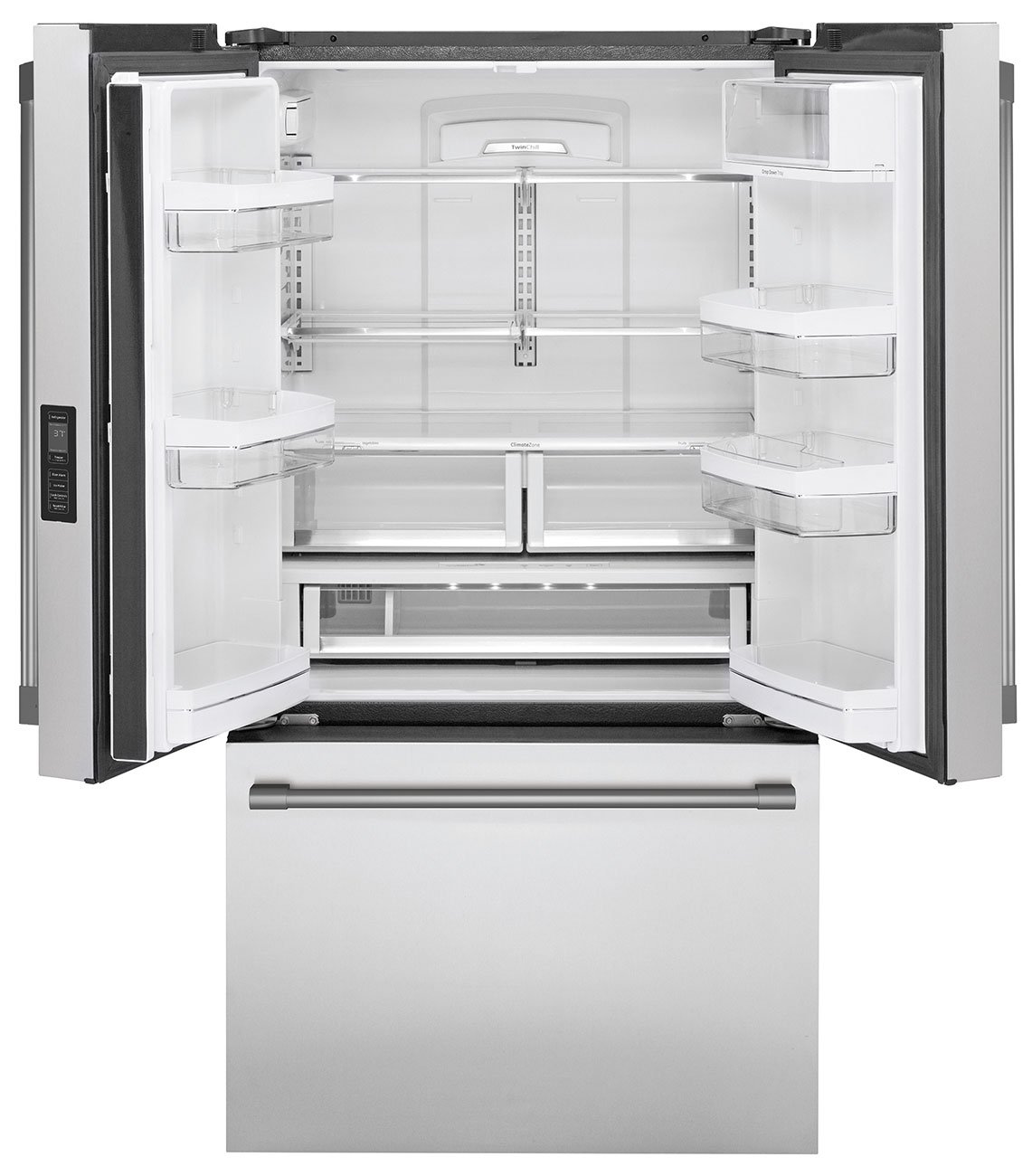 Monogram ENERGY STAR 23.1 Cu. Ft. Stainless Steel Counter-Depth French-Door Refrigerator