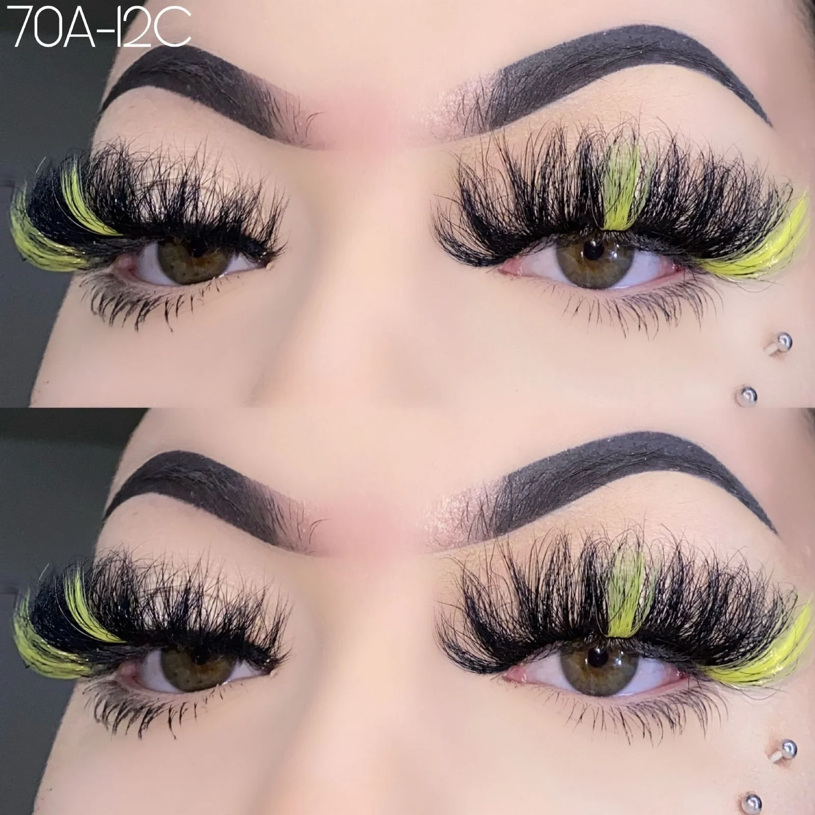 Custom Private Label 5D Color False Eyelashes