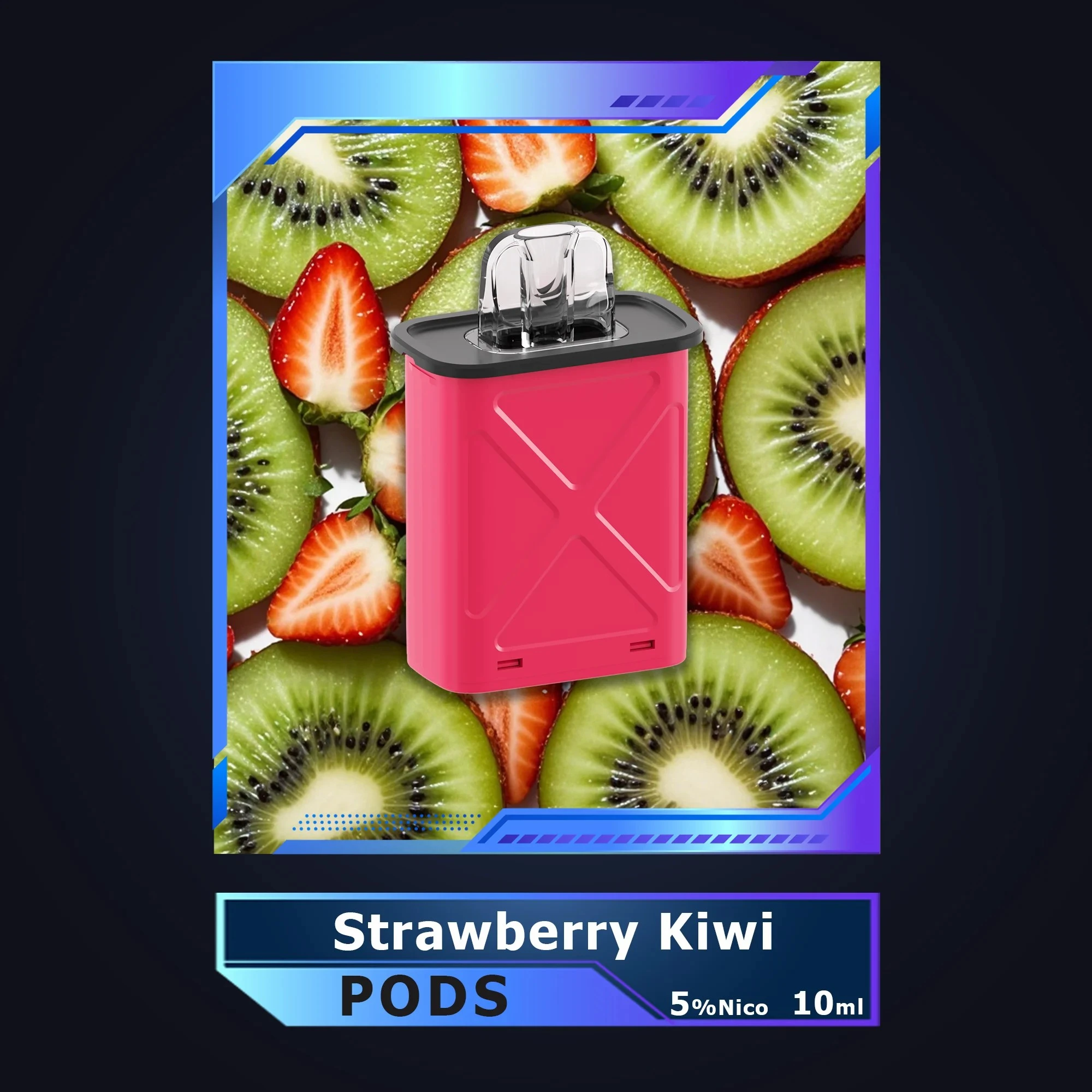 Vapepie FlexSwitch 10000 Puffs Pods【ONLY POD】—Strawberry Kiwi ( Sydney Stock 🚚 )