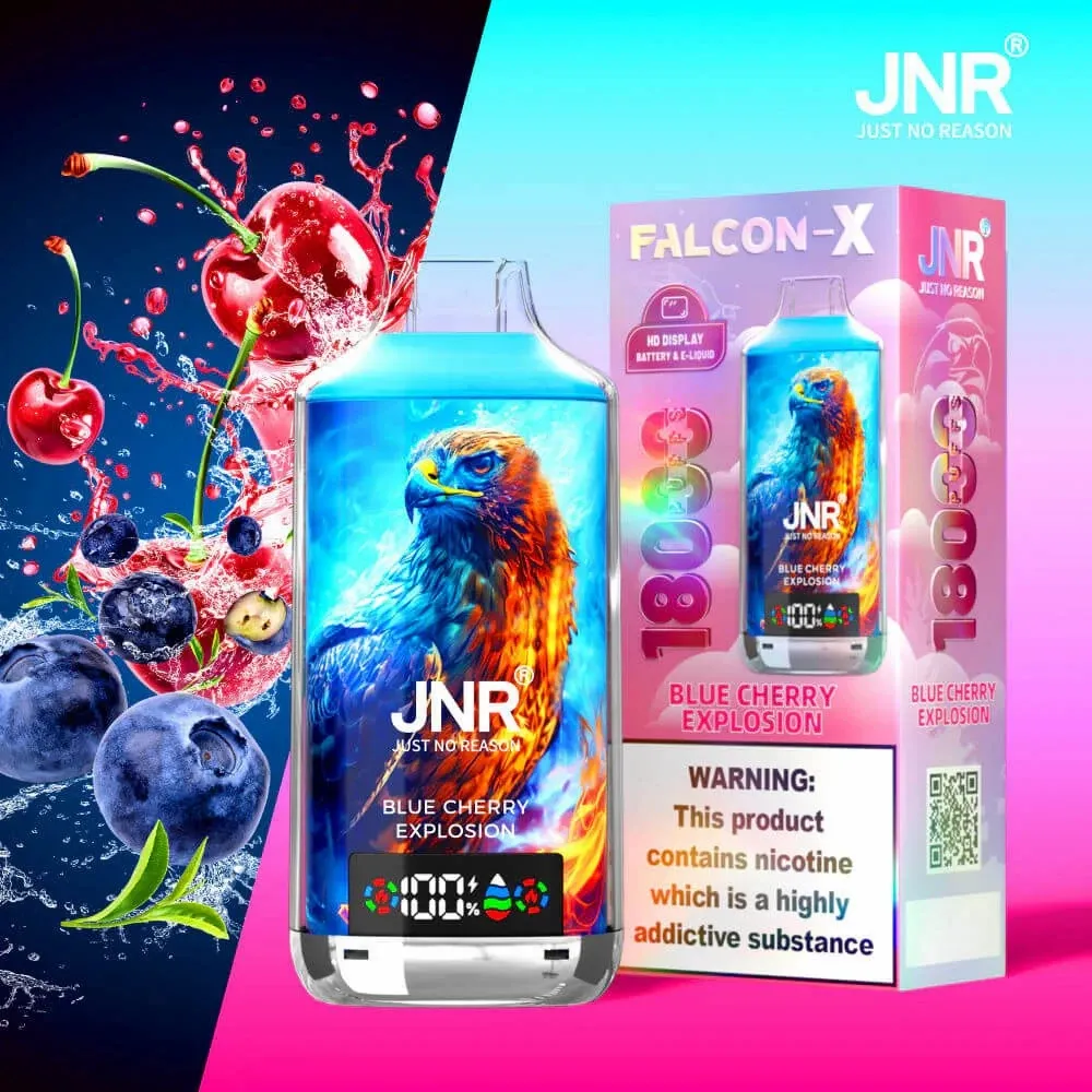 🔥JNR Falcon-X 18K 💨 Einweg-Vape mit Smart-Display