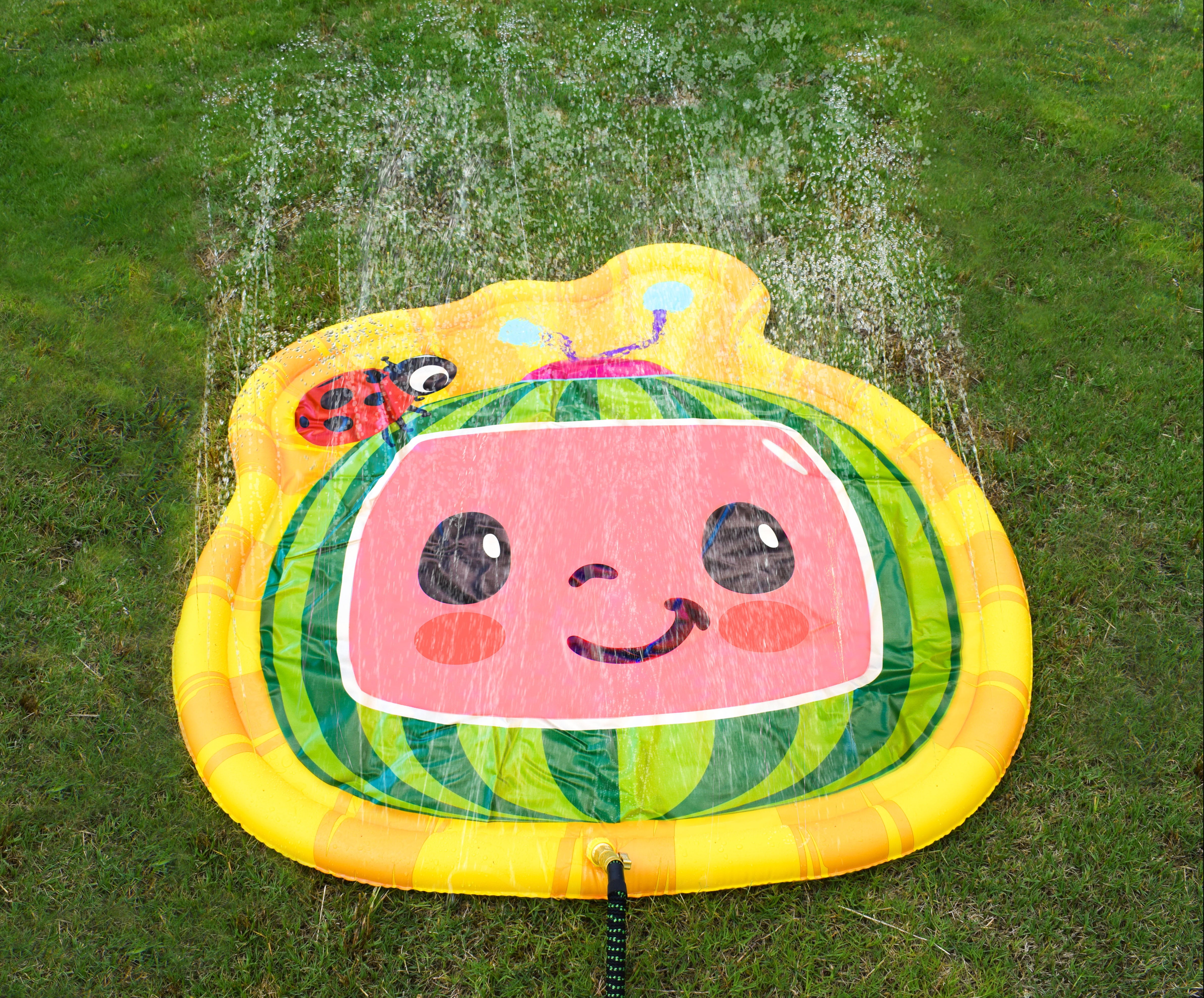 Cocomelon Splash Pad， Colorful Water Sprinkler Toy for Kids