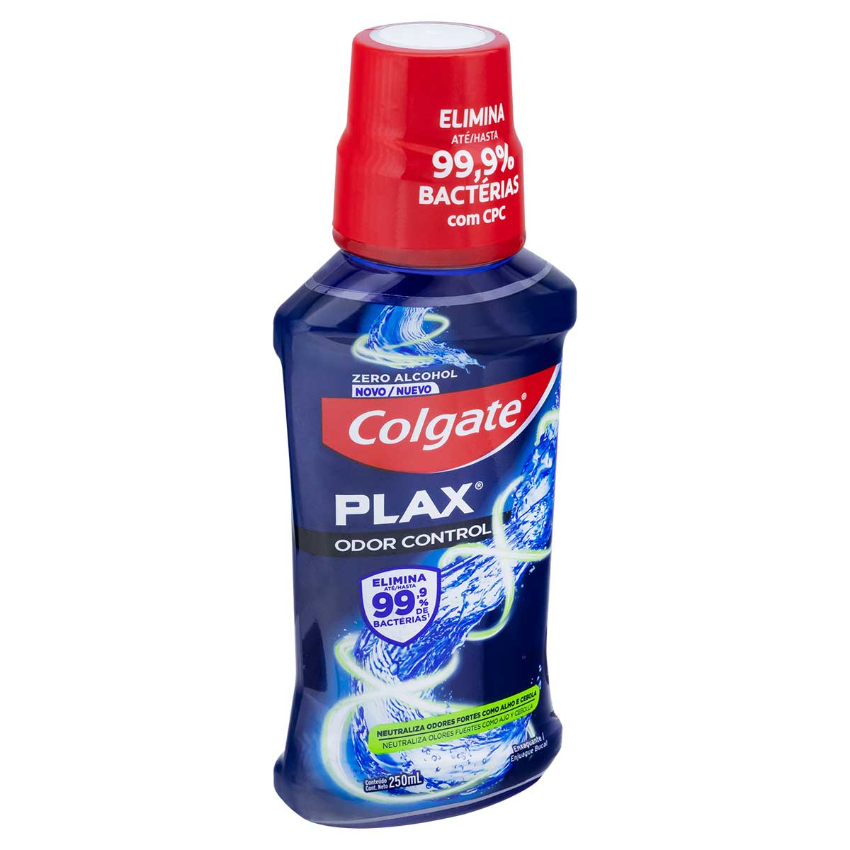 Enxaguante Bucal Zero Alcool Colgate Plax Odor Control 250ml
