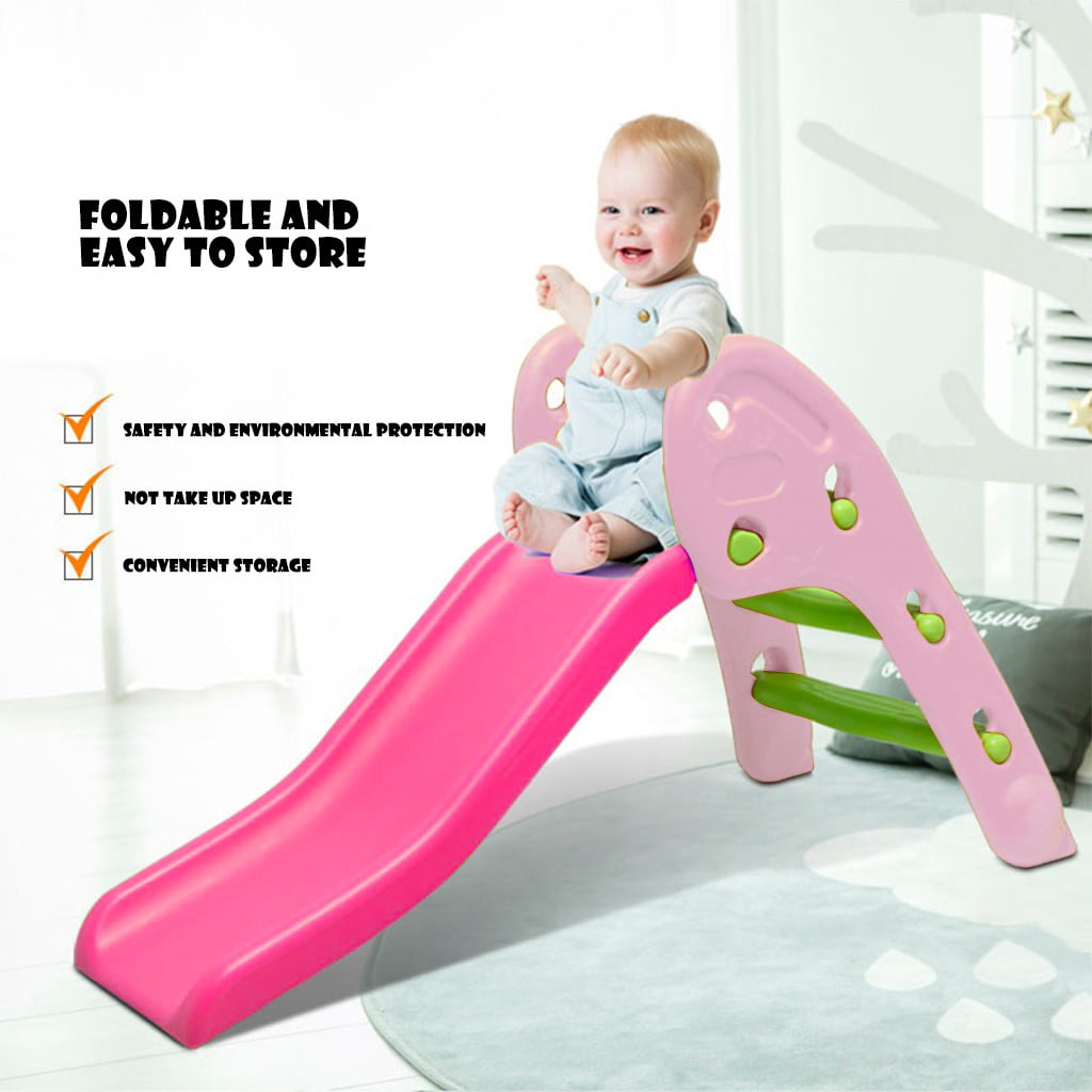 Children  Slide - Toddler Indoor Slide for Living Room and Children's Room in White. Slide for Toddlers Aged 1.5 - 4 Years