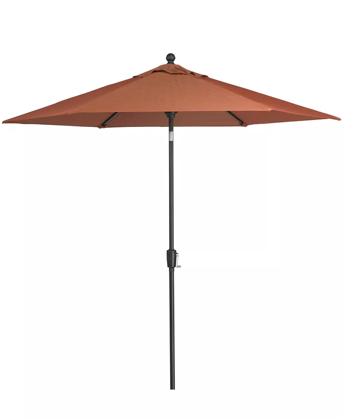 Furniture Chateau Outdoor 11' Push Button Tilt Umbrella， Created for Macy's