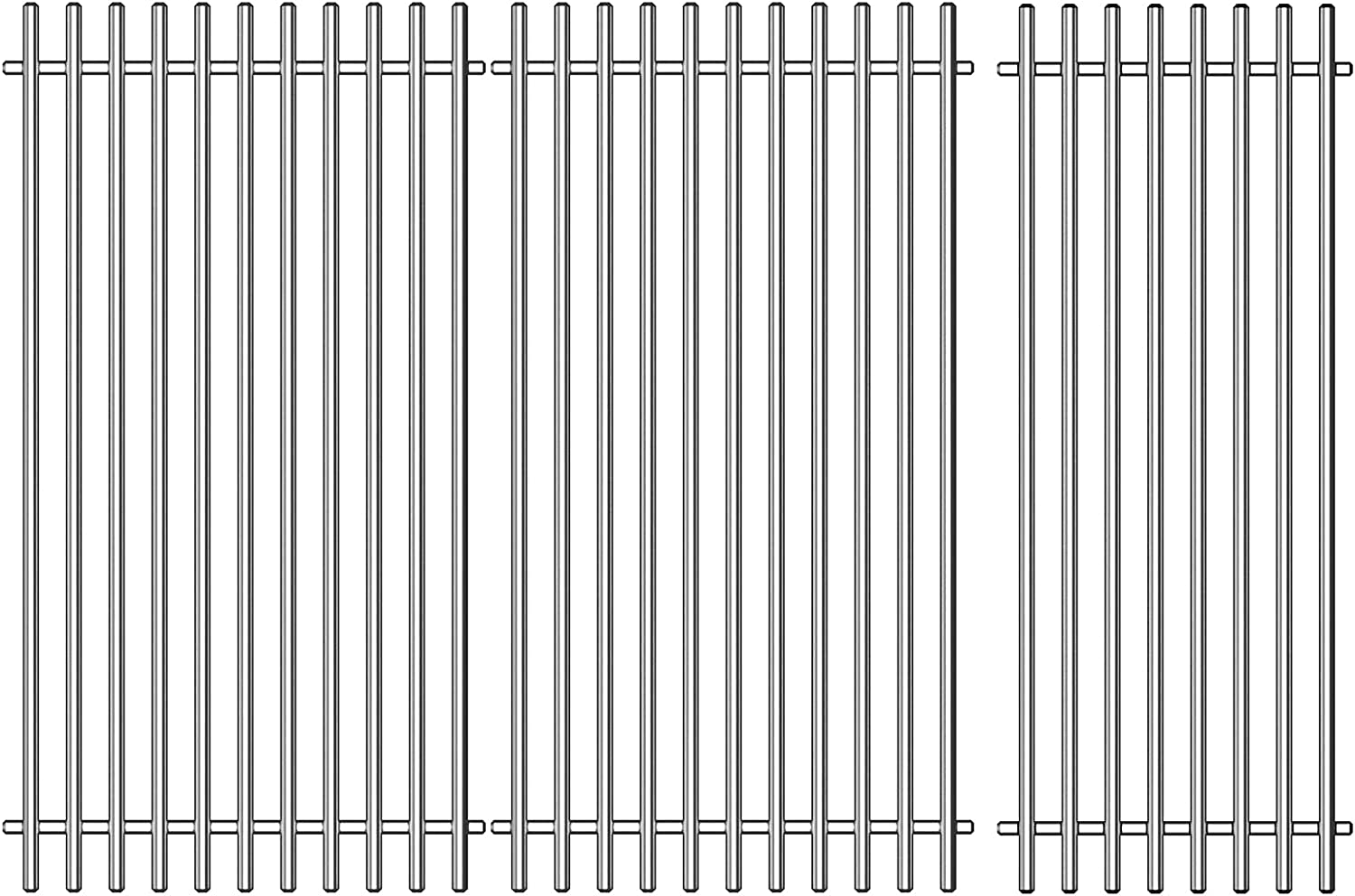 Cooking Grid Grates Kit for CharBroil 5 Burner 463468421, 463448021, 463450022, 463468221, 463468021, 463466522, 463465022 Performance Gas Grills