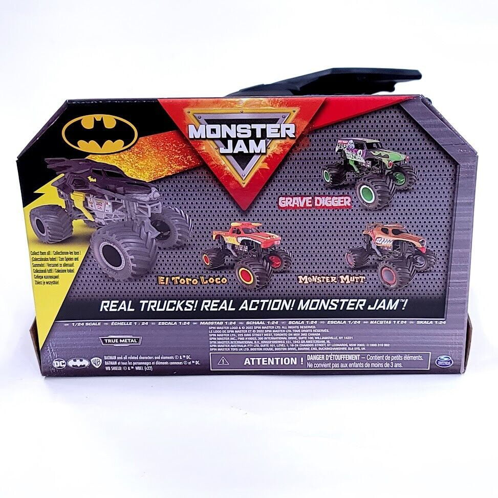 Monster Jam Monster Trucks Bat man 1:24 Scale， 2023