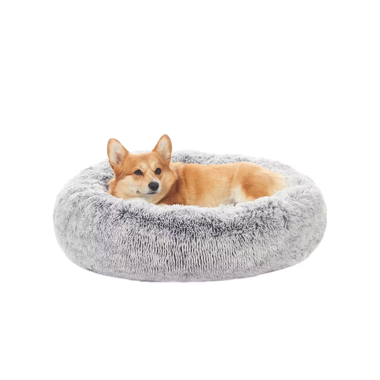 Bedfolks Calming Donut Dog Cuddler Bed， 30