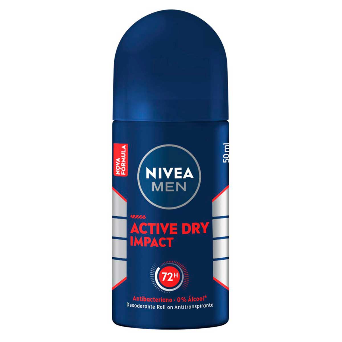 Desodorante Antitranspirante Roll-on NIVEA MEN Active Dry Impact 50ml