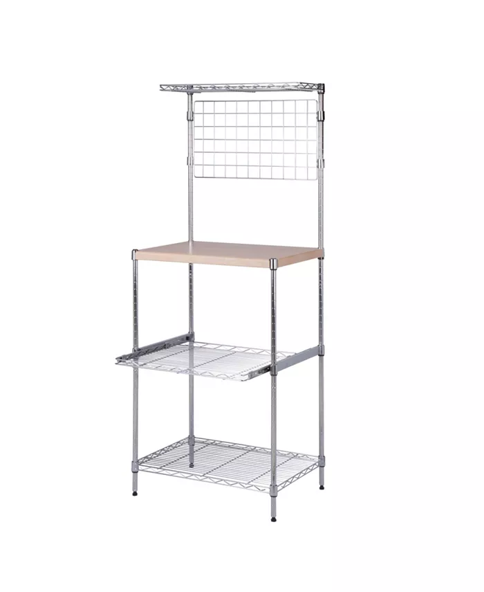 Honey Can Do Microwave Shelving Unit with Shelves