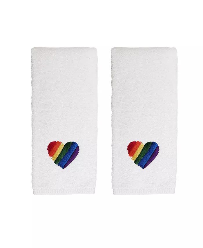 Avanti Heart Hand Towel Set， 2 Piece