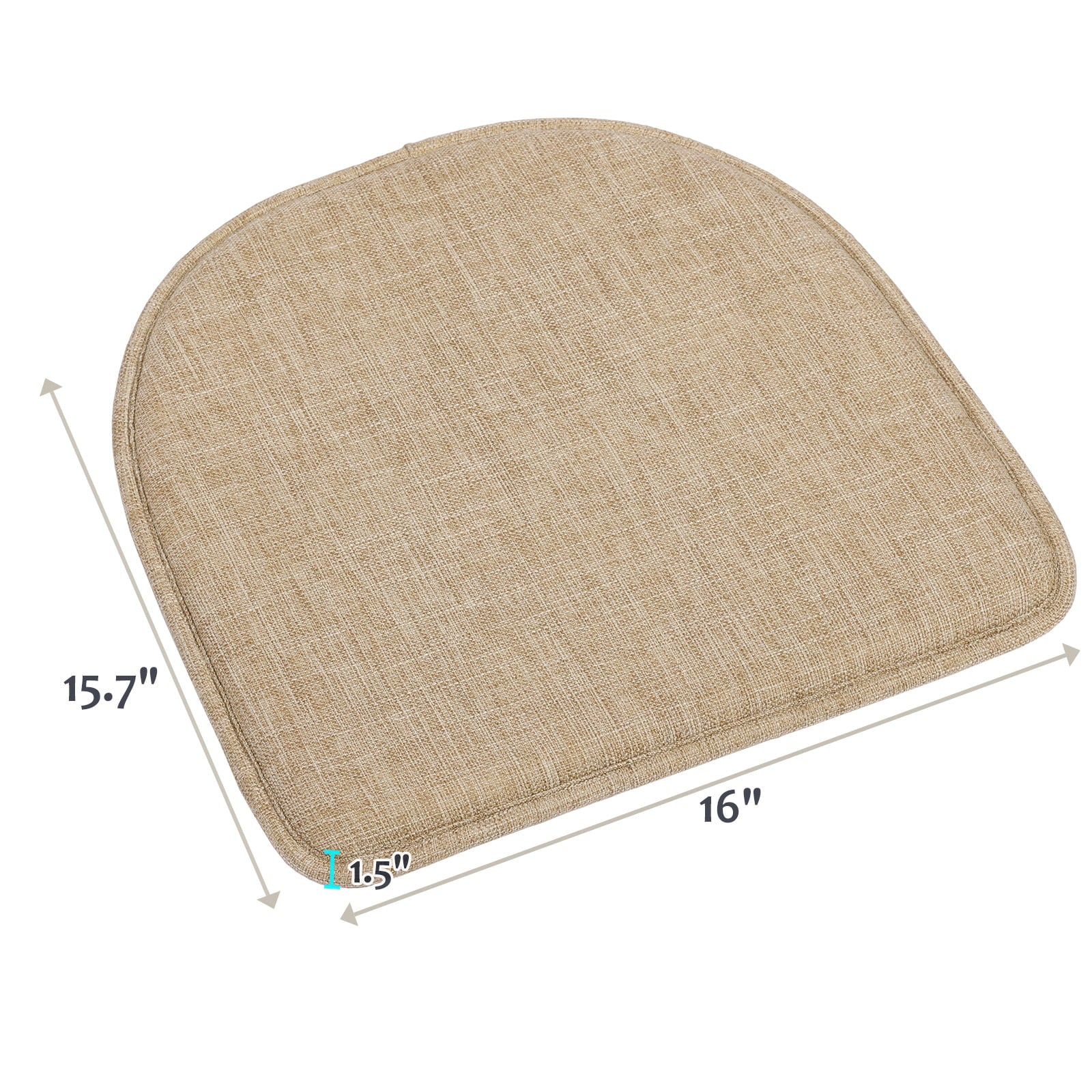 Shinnwa Chair Cushions Set of 2 U Shaped Non Slip Textured Chair Pads Seat Cushions for Kitchen Dining Room 16
