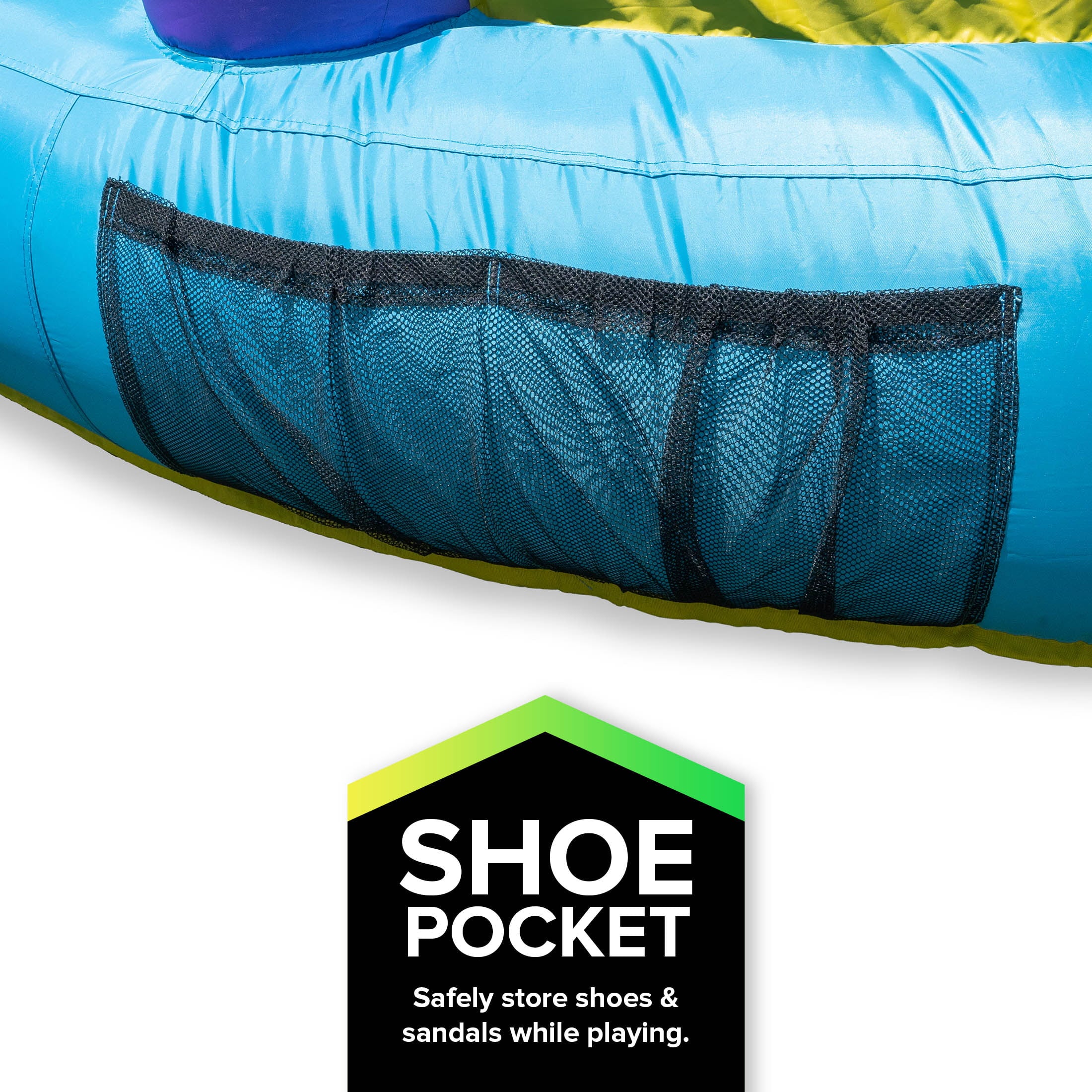 Inflatable Bounce House with Kid’s Whack-A-Play and Basketball Hoop - Blower Included
