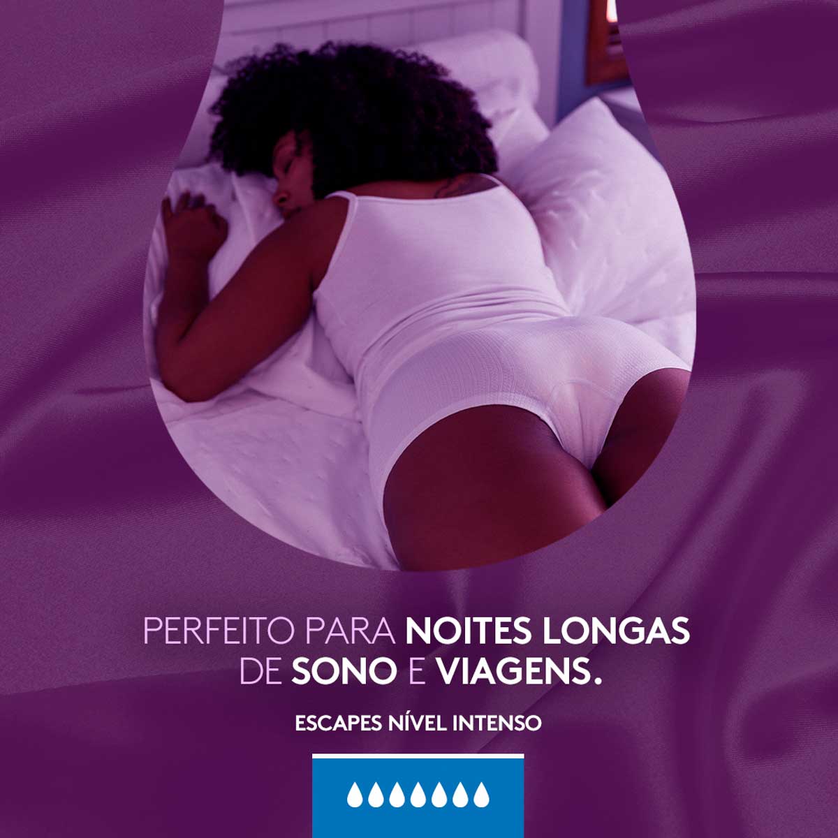 Absorvente sem Abas para Escapes de Urina Poise Noturno Maxi 8 Unidades