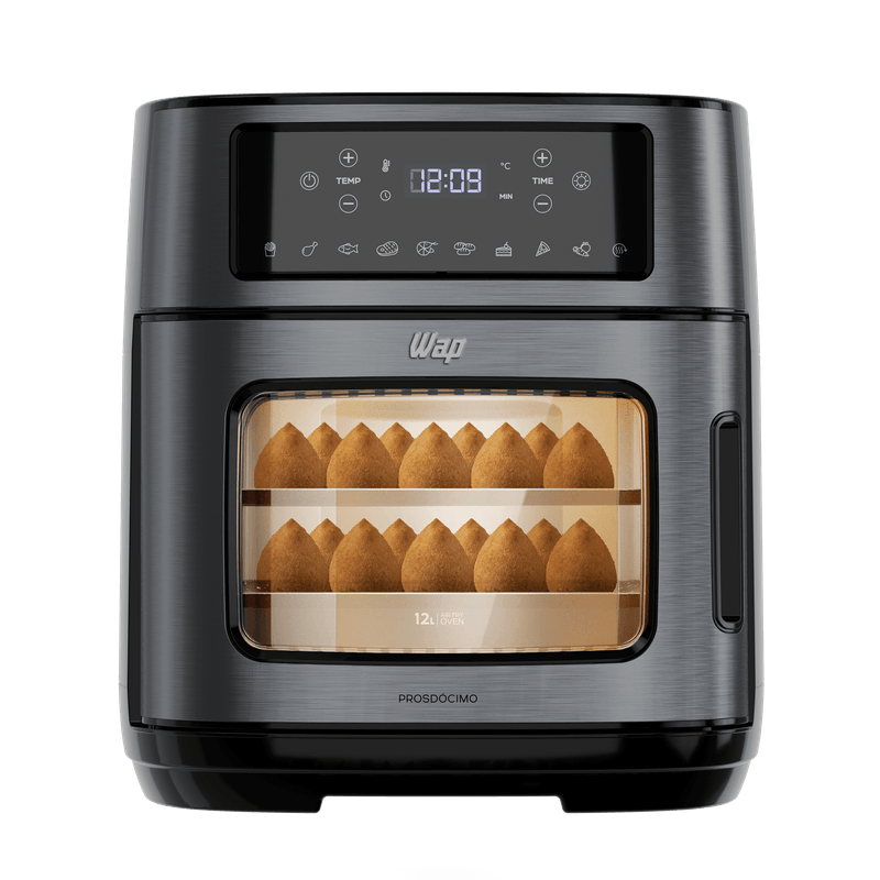 Fritadeira Elétrica WAP AirFry OVEN DIGITAL BLACK WAOD2 12L