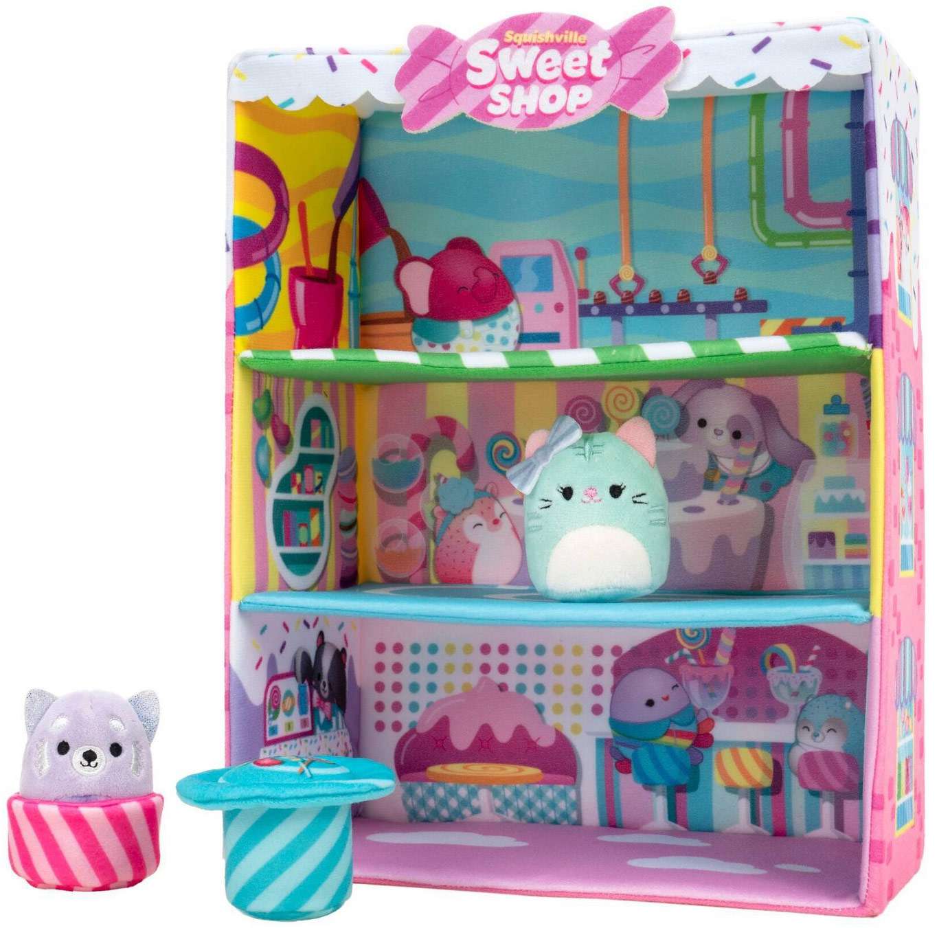 Squishmallows Squishville! Sweet Shop Mini Plush Playset