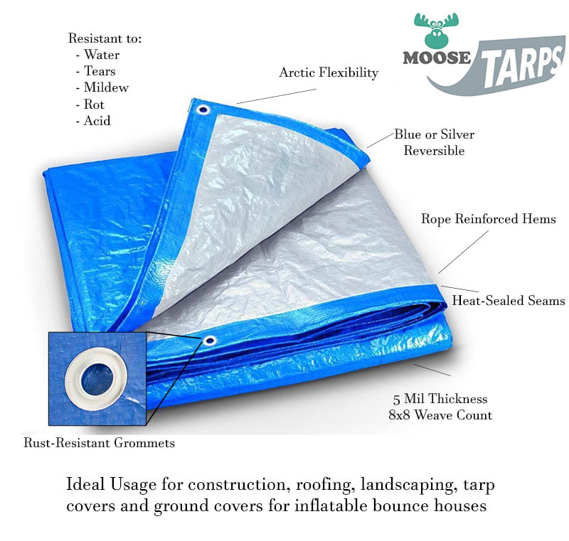 Pogo Bounce House Crossover Tropical Inflatable Double Water Slide Bounce House， Backyard Party Package