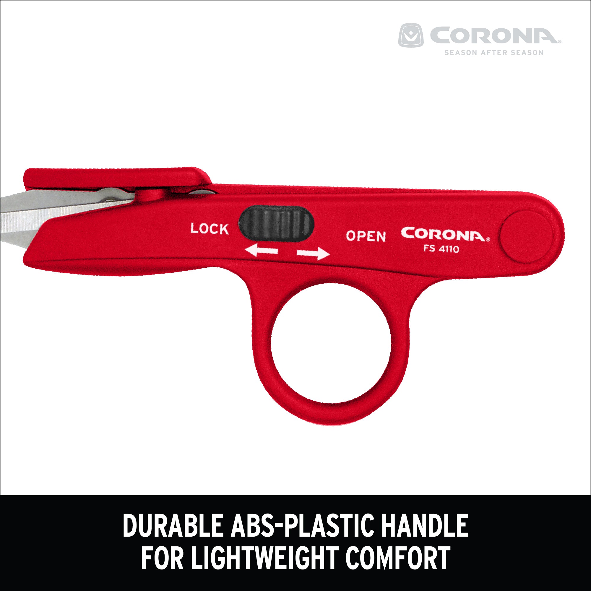 Corona FS4110 Red Micro Finger Snips, 1.4 in.