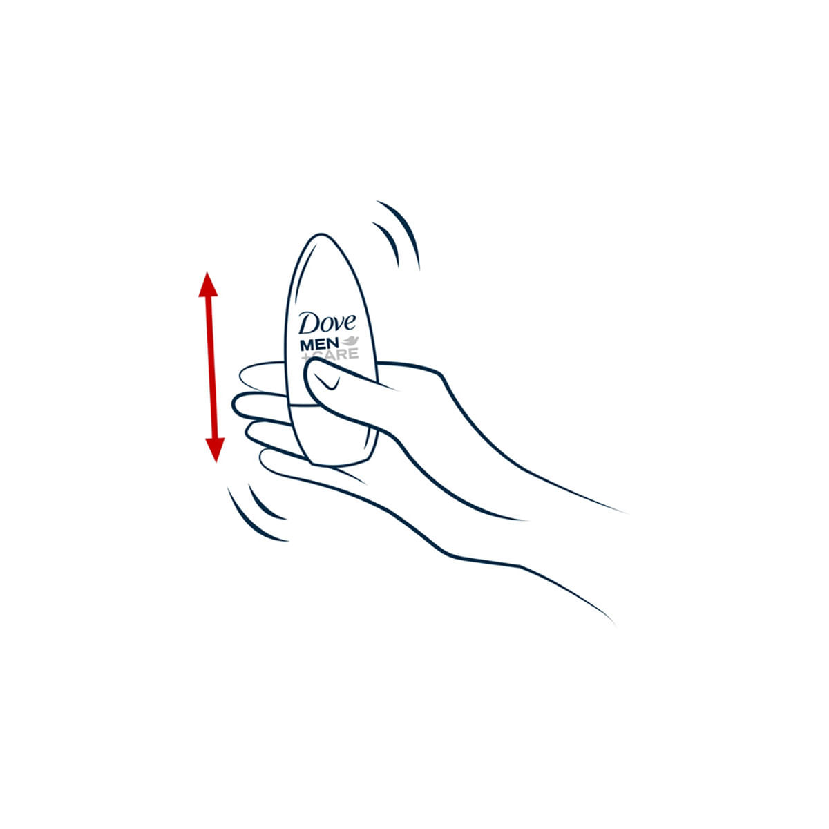 Desodorante Roll-On Dove Men+Care Invisible Dry Masculino 50 ml