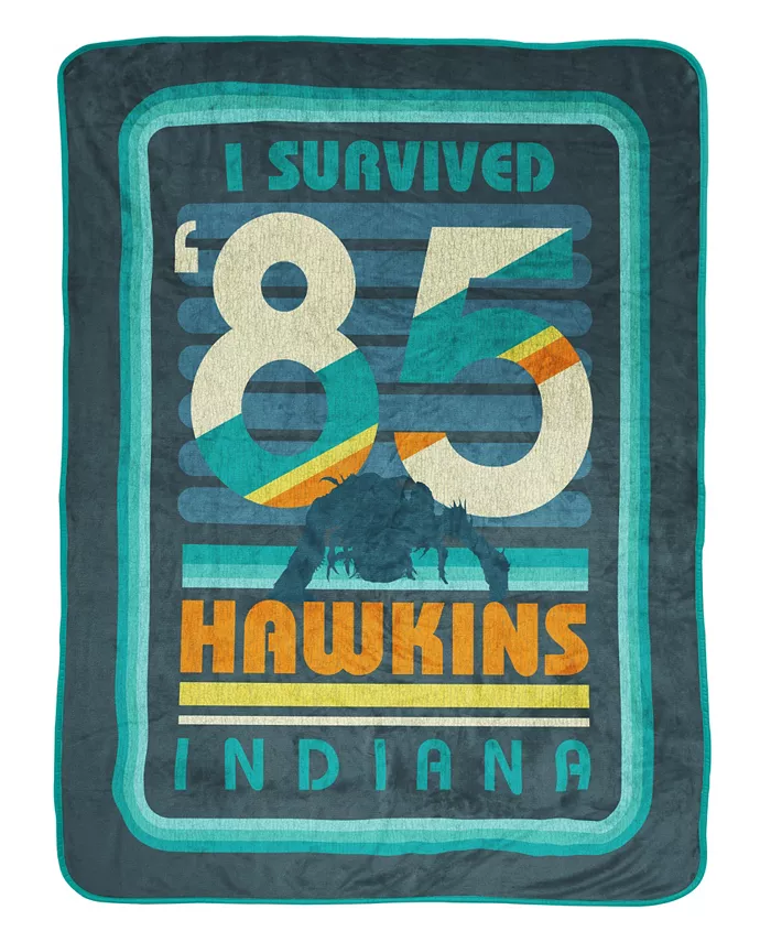 Stranger Things Hawkins 85 Throw， 60