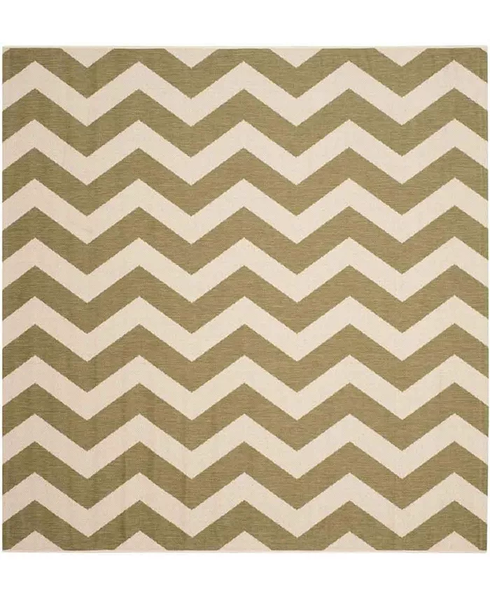 Safavieh Courtyard Green and Beige 6'7