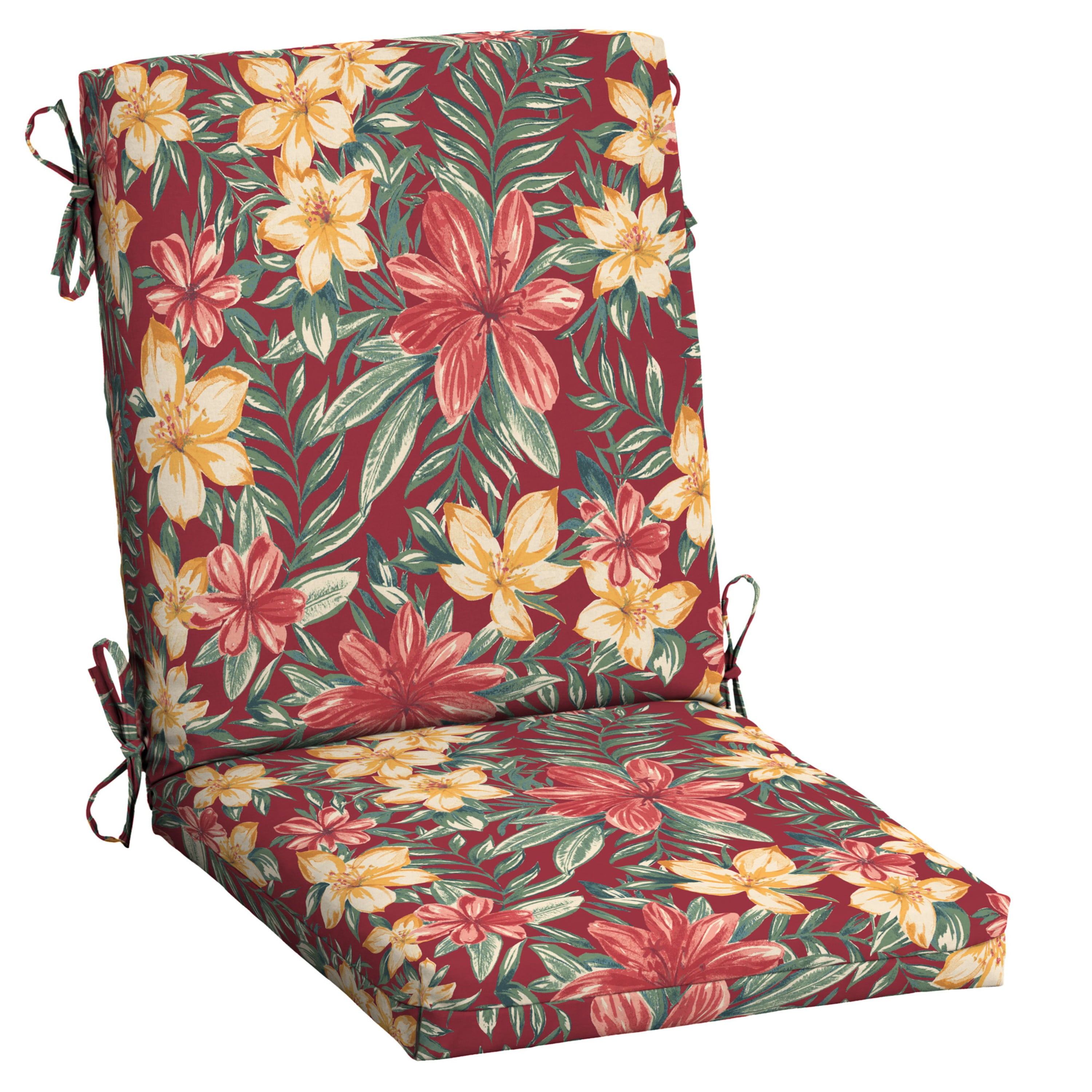Arden Selections Outdoor Dining Chair Cushion 20 x 20， Ruby Clarissa