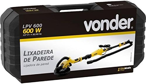 Vonder, Lixadeira De Parede, Com Led, 600 W, Lpv 600, 220 V~.