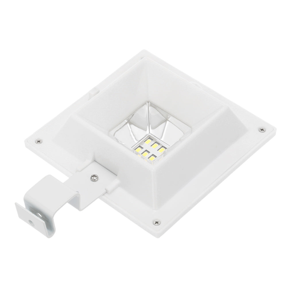 3W 6LED Solar Powered PIR Motion Sensor Wall Mount Lamp Outdoor Light Dusk to Dawn Auto On/Off with Bright/Dim Mode for Garden Door Street Yard