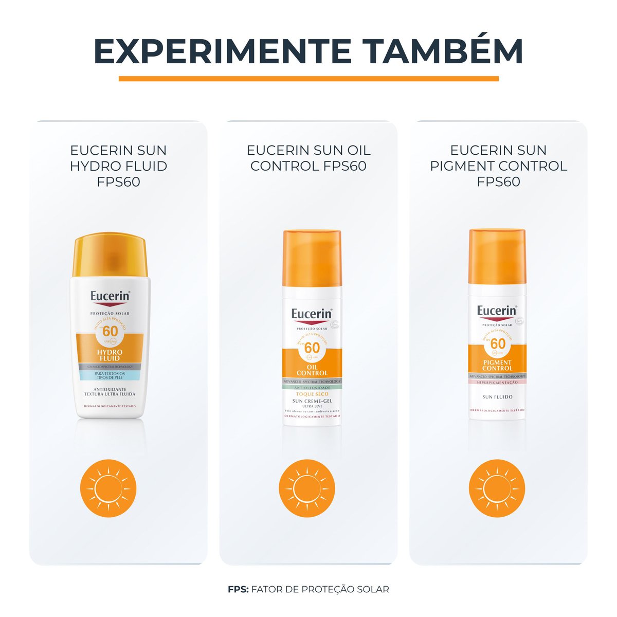 Locao Corporal FPS 60Toque Seco Eucerin Sun 200ml