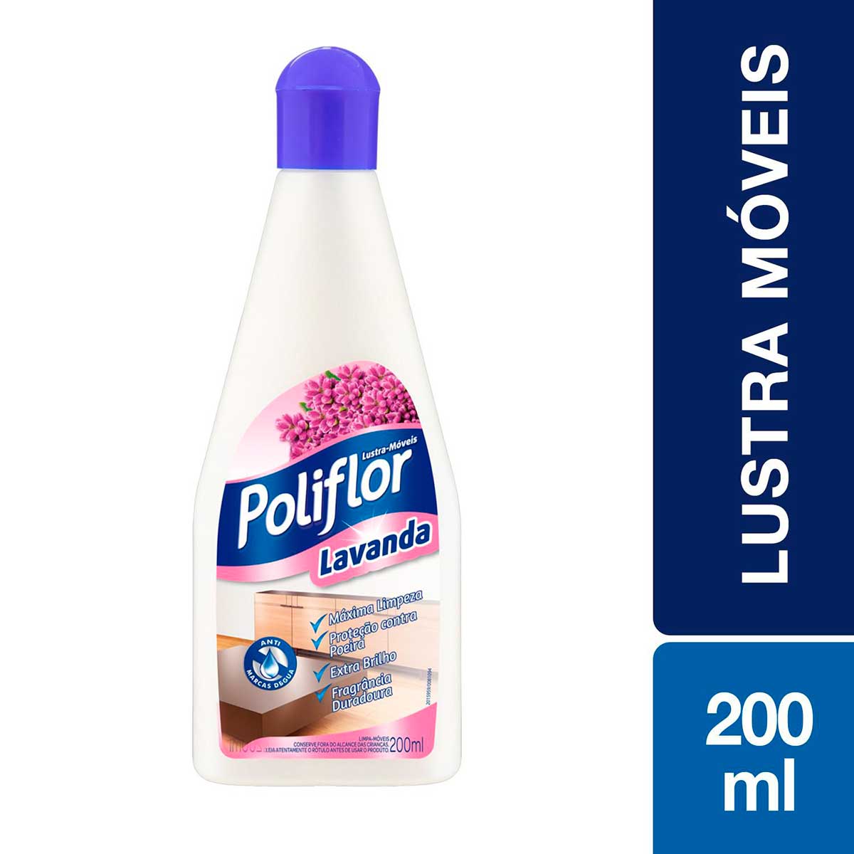 Lustra Moveis Poliflor Lavanda 200ml