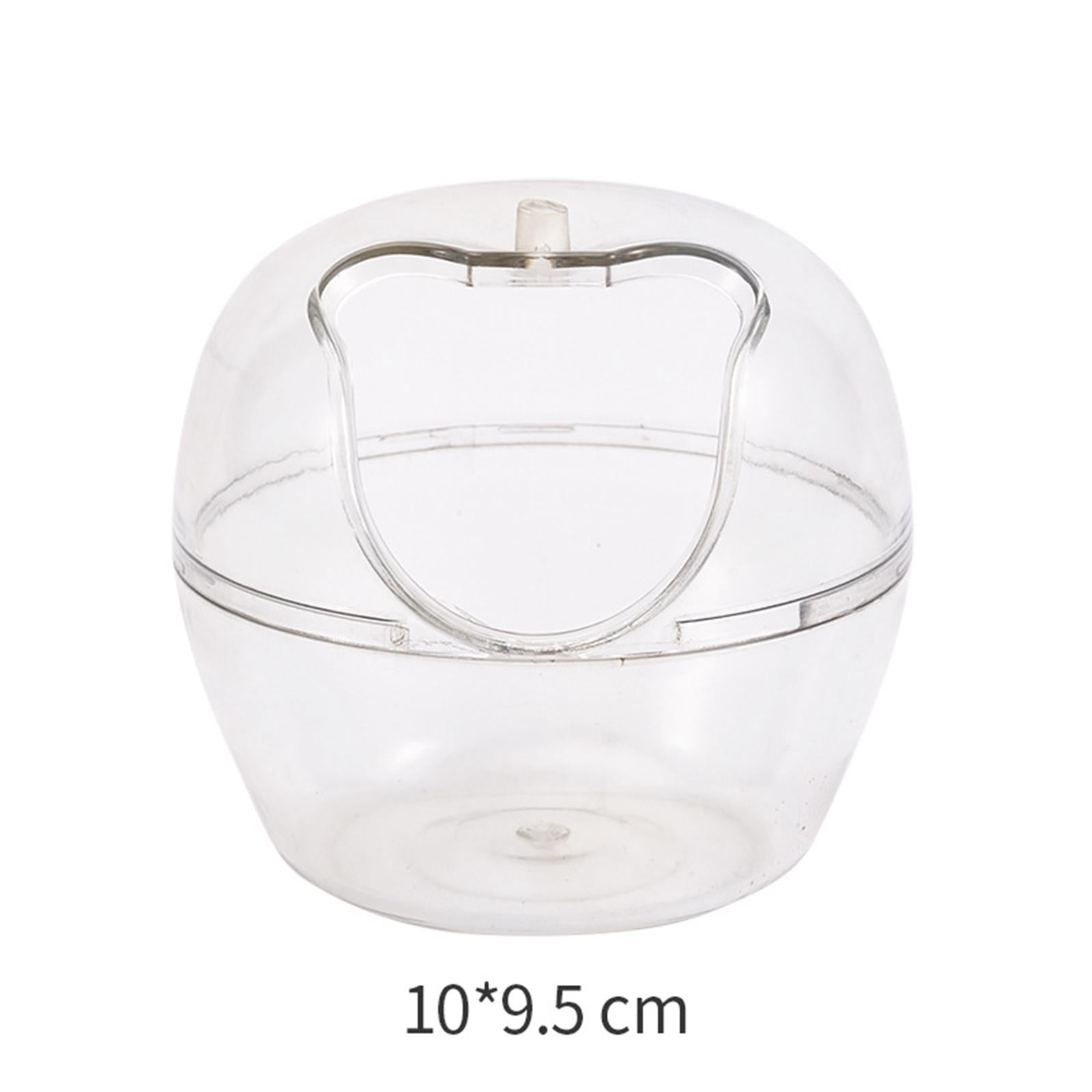 Clear Hamster Cage Nest Bed Easy Cleaning Hamster House for Syrian Hamsters Small