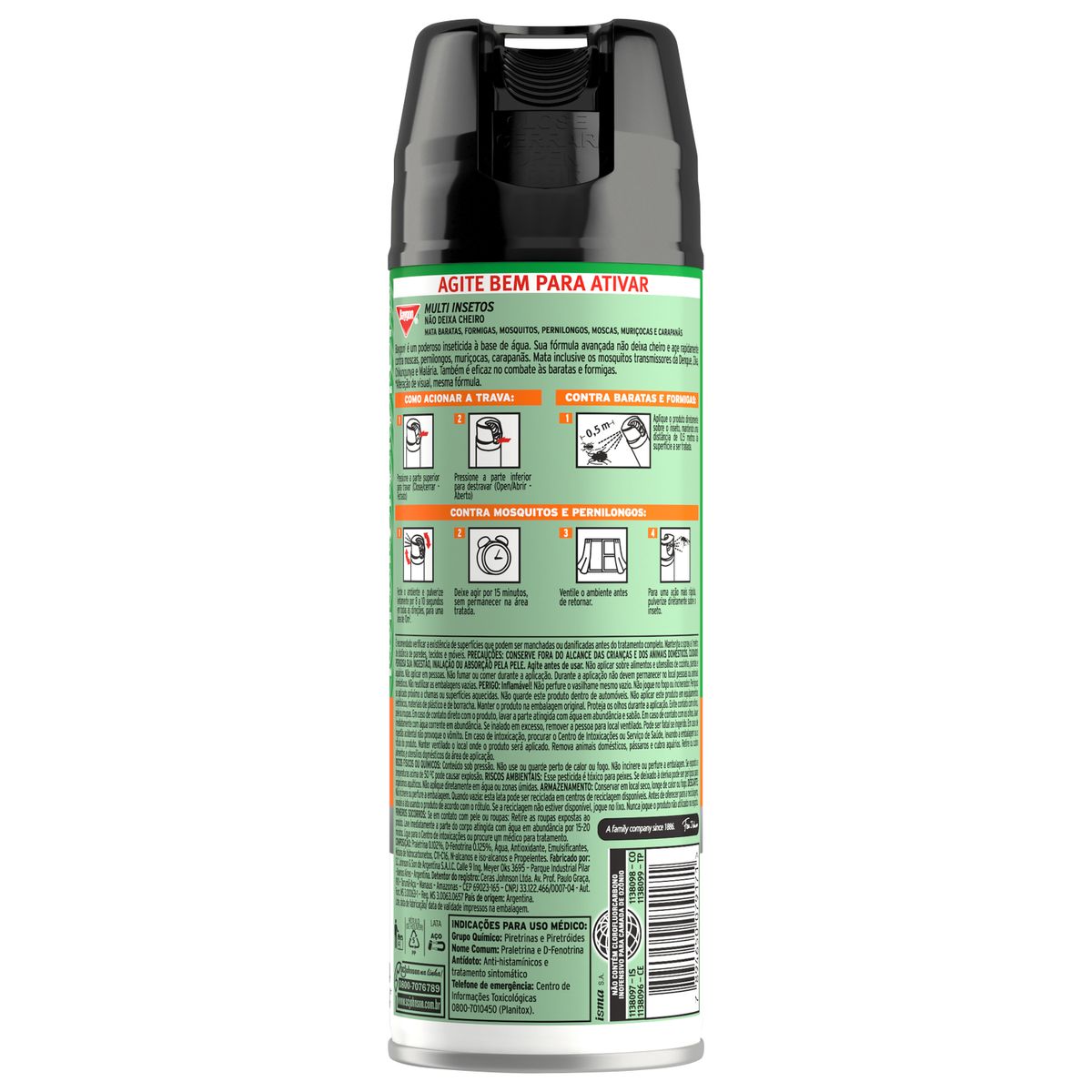 Inseticida Aerossol Baygon Multiplus 285ml