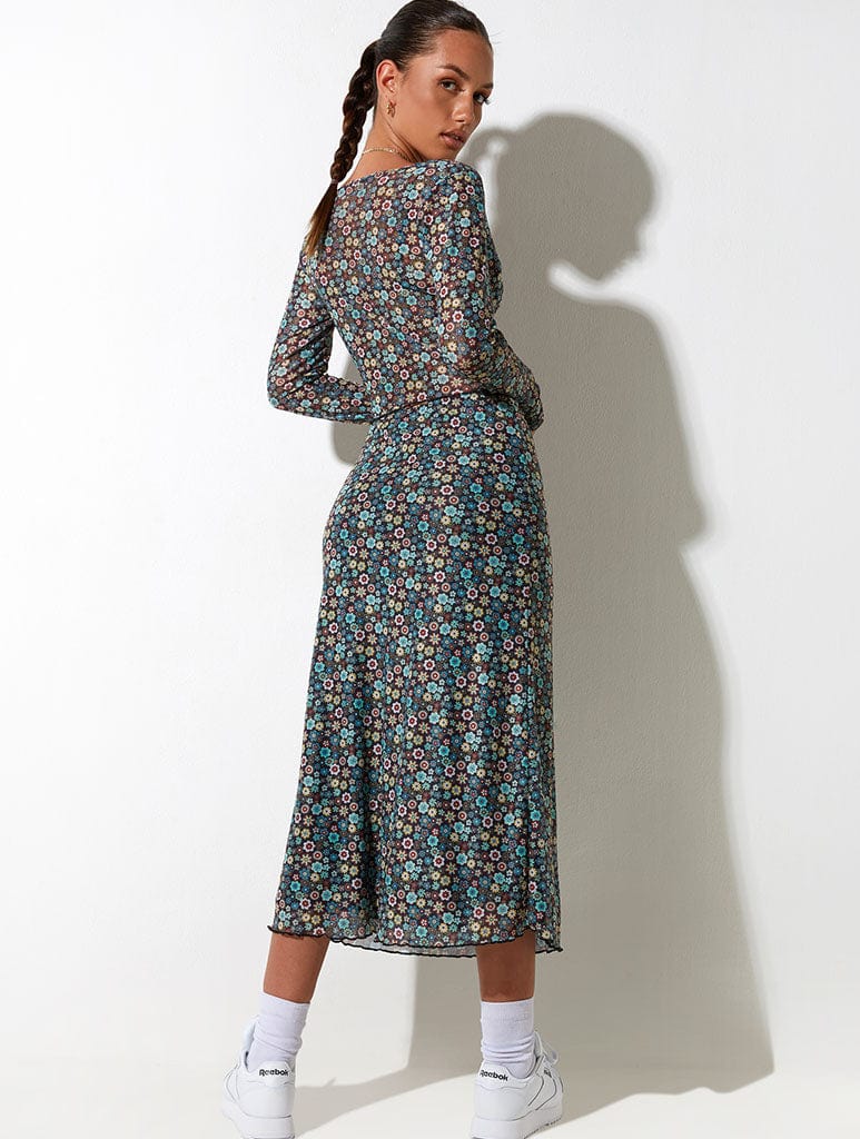 Motel Rocks Lassie Midi Skirt