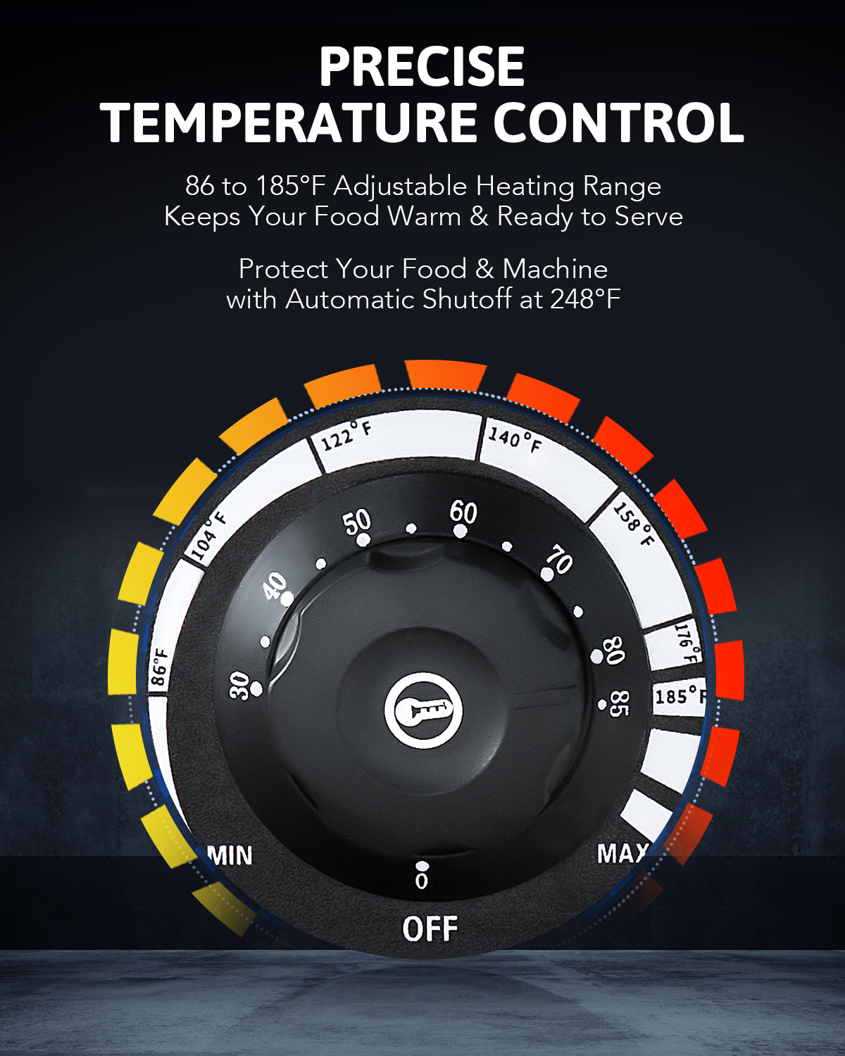 Commercial Bain Marie Food Warmer GN 1/2 Electric 2 Pan Buffet Server and Warmer