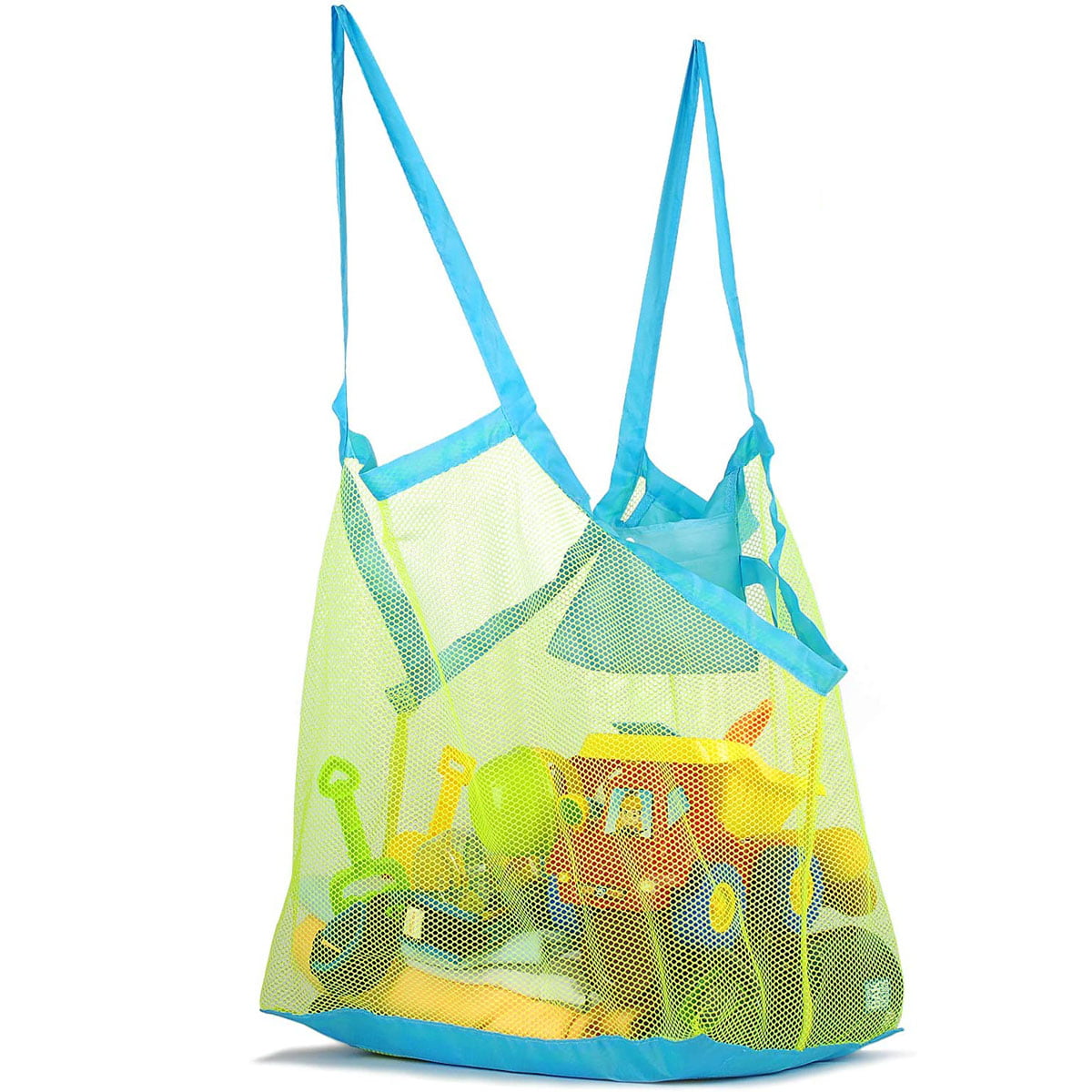 Canis Foldable Beach Bag Sand Away Beach Mesh Toy Sea Shell Tote Kids Toy Storage Bag