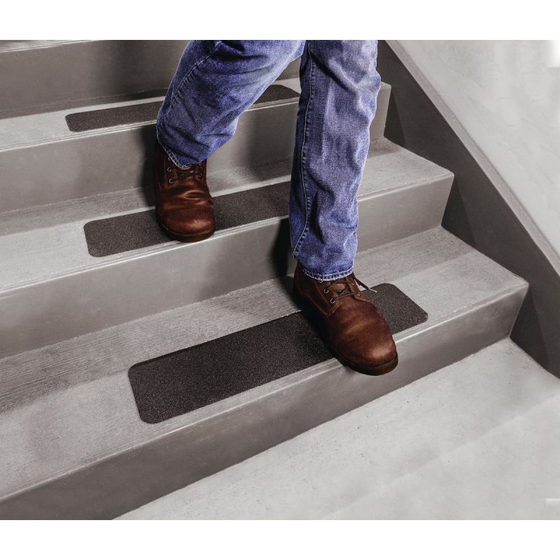 Handi Treads Stop The Slip Commercial Grade Safety Tread 6 In. W. X 24 In. L. Black