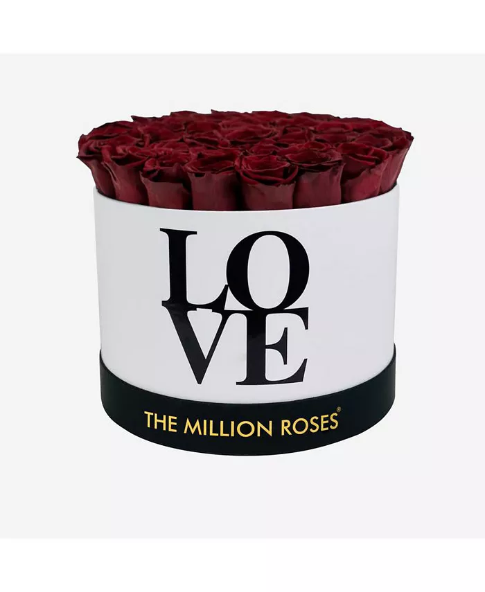 The Million Roses Supreme White Box of Roses Love Edition