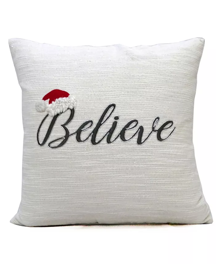 Vibhsa Chicos Home Believe Decorative Pillow，20
