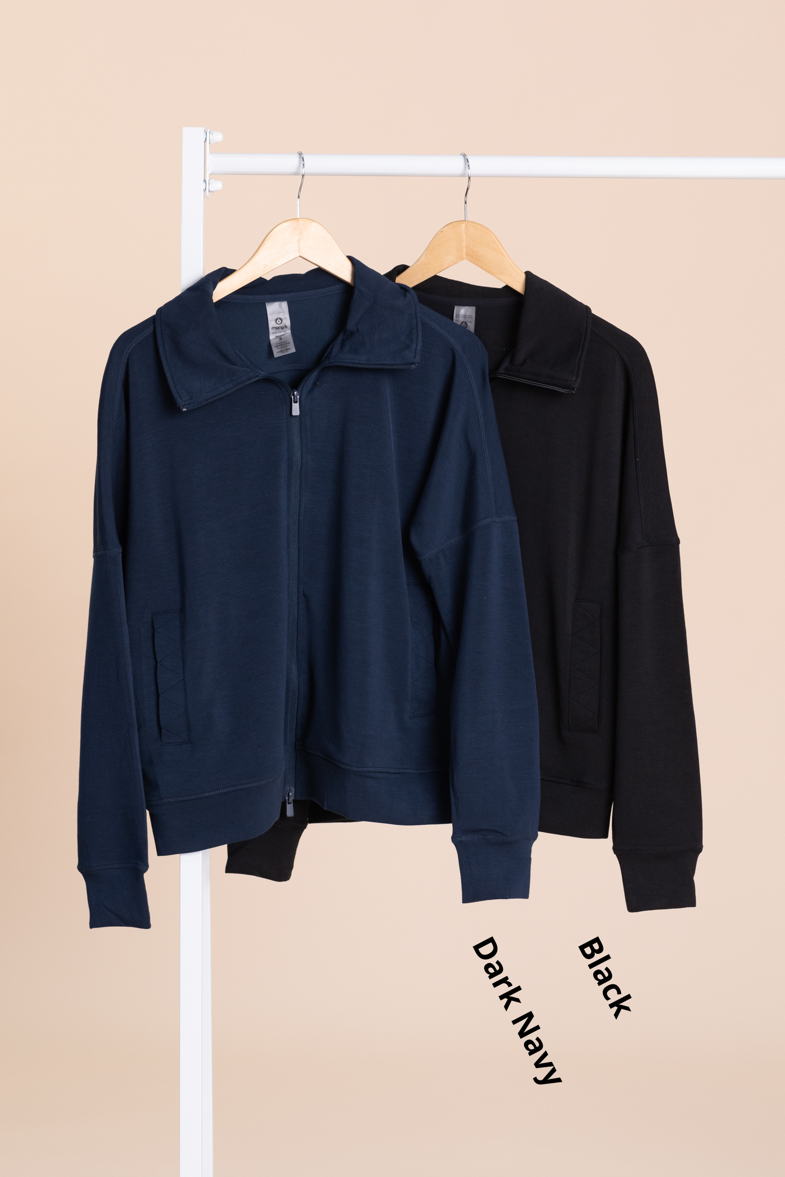 Modal Blend Zip-Up Jacket