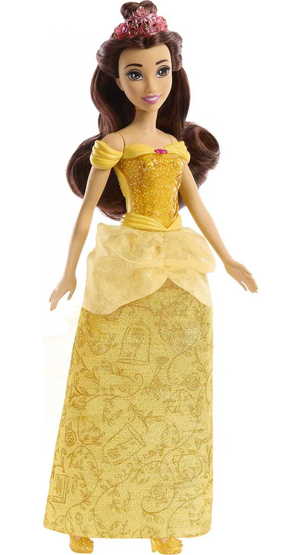 Disney Princess Belle Fashion Doll with Brown Hair, Brown Eyes & Tiara Accessory