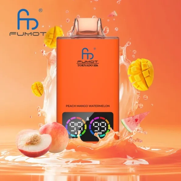 🍉🍓❄️ Fumot Tornado 35K – 35,000-Puff Disposable Vape | Maximum Enjoyment