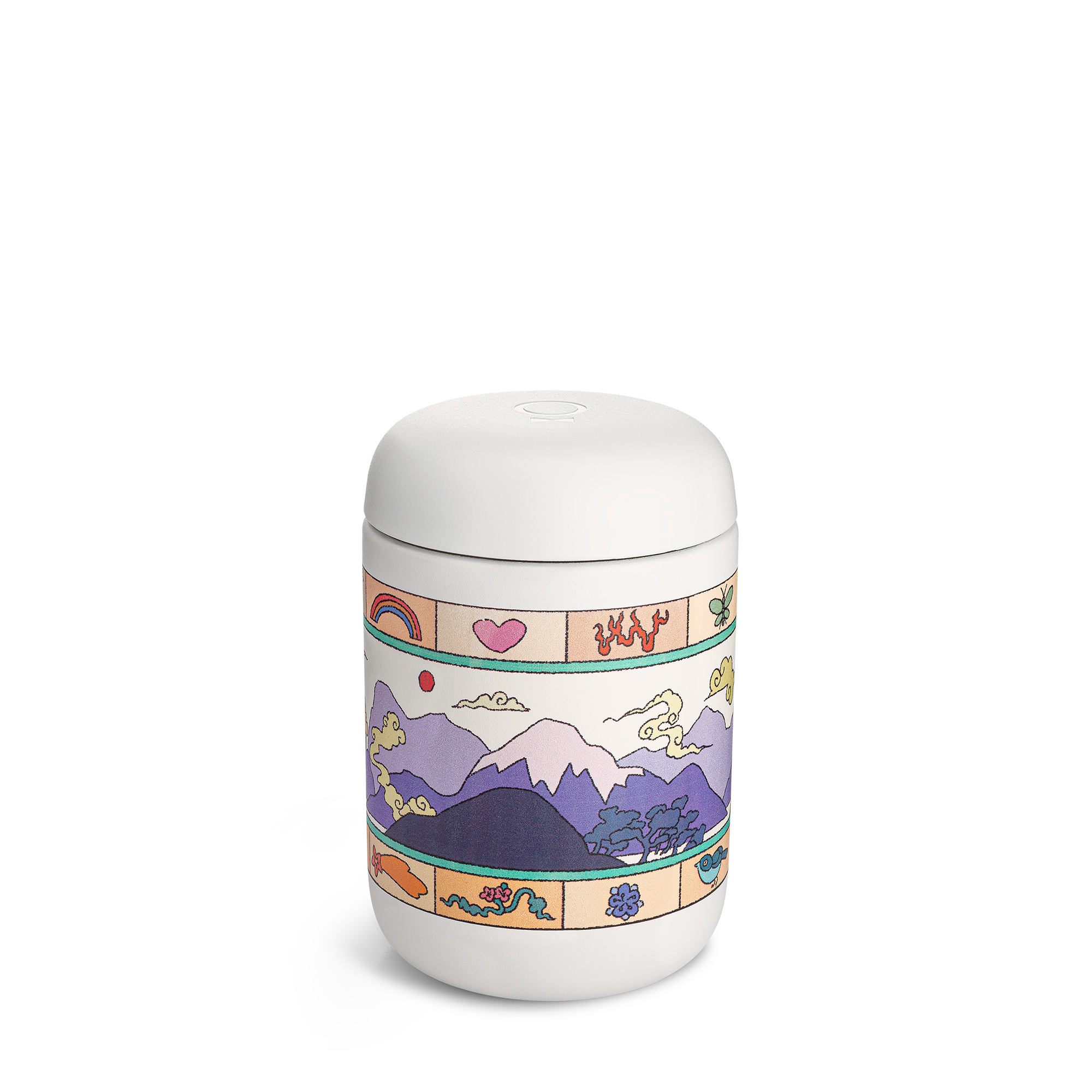 Ceramic Wide Rim Mug 12 Ounce Ergonomic Handle