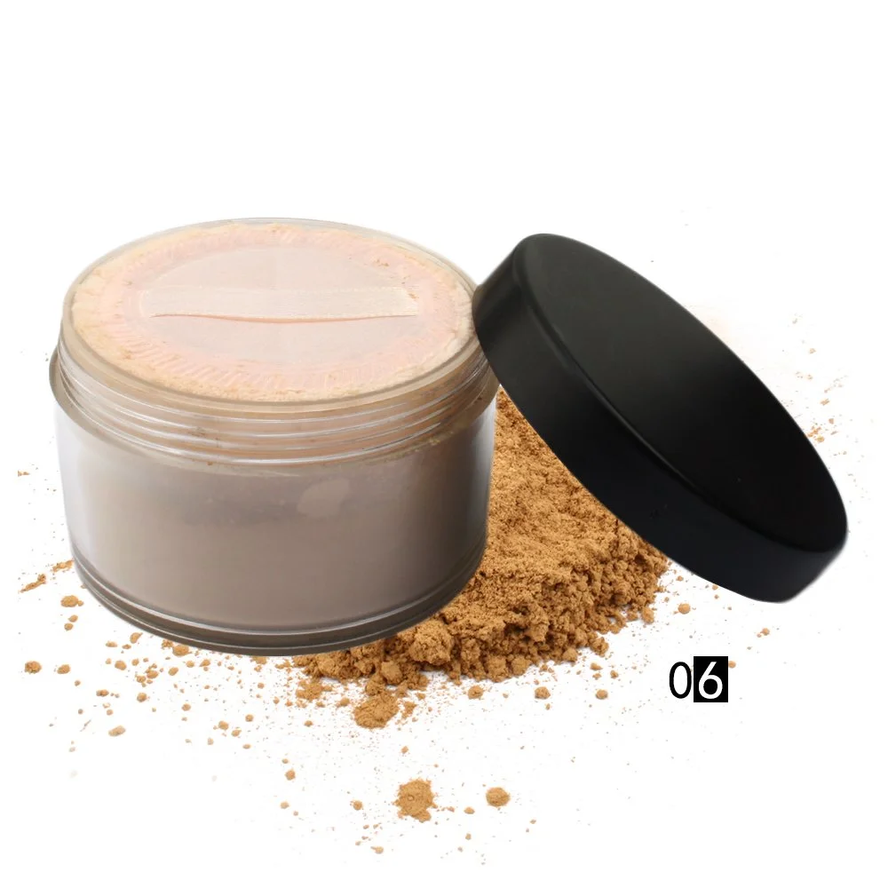 6 shades Matte Finishing Makeup Translucent Loose Setting Powder