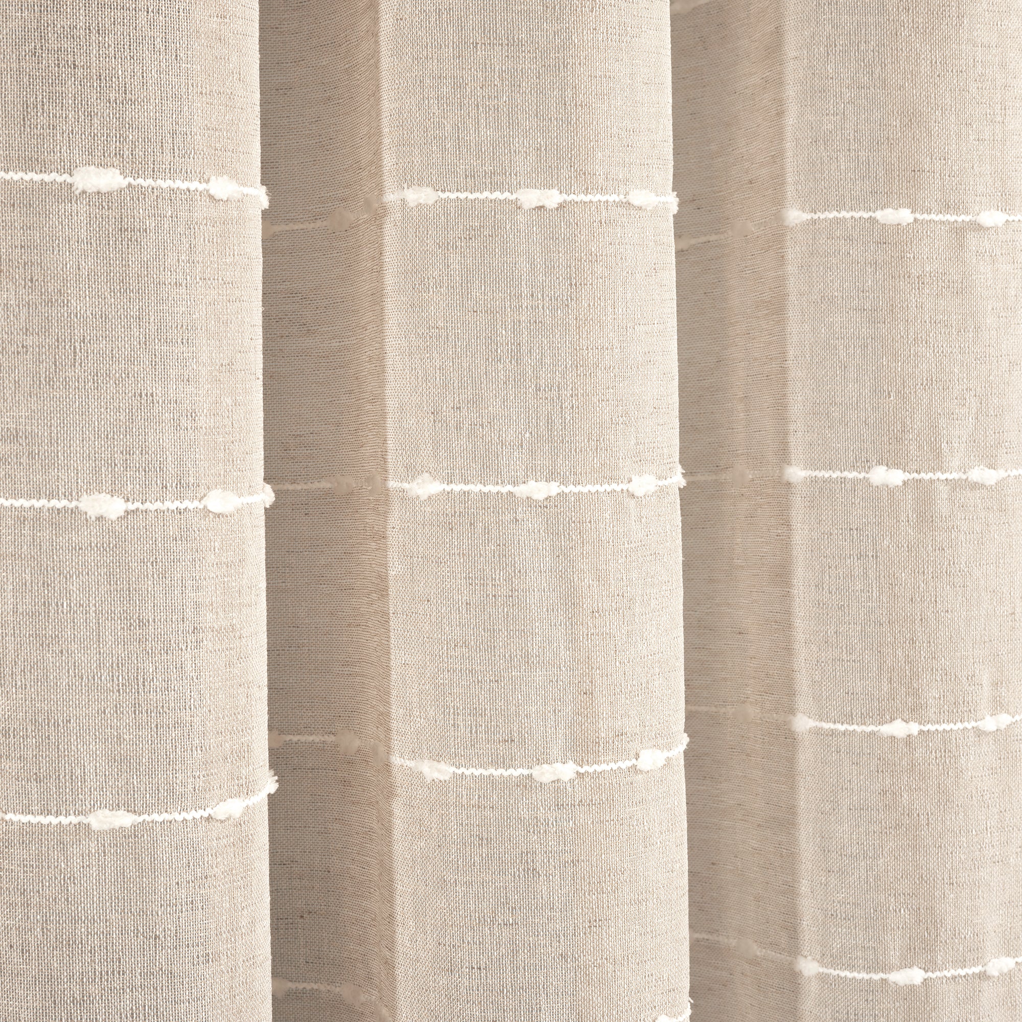 Farmhouse Textured Grommet Sheer Ultra Wide Window Curtain Panel