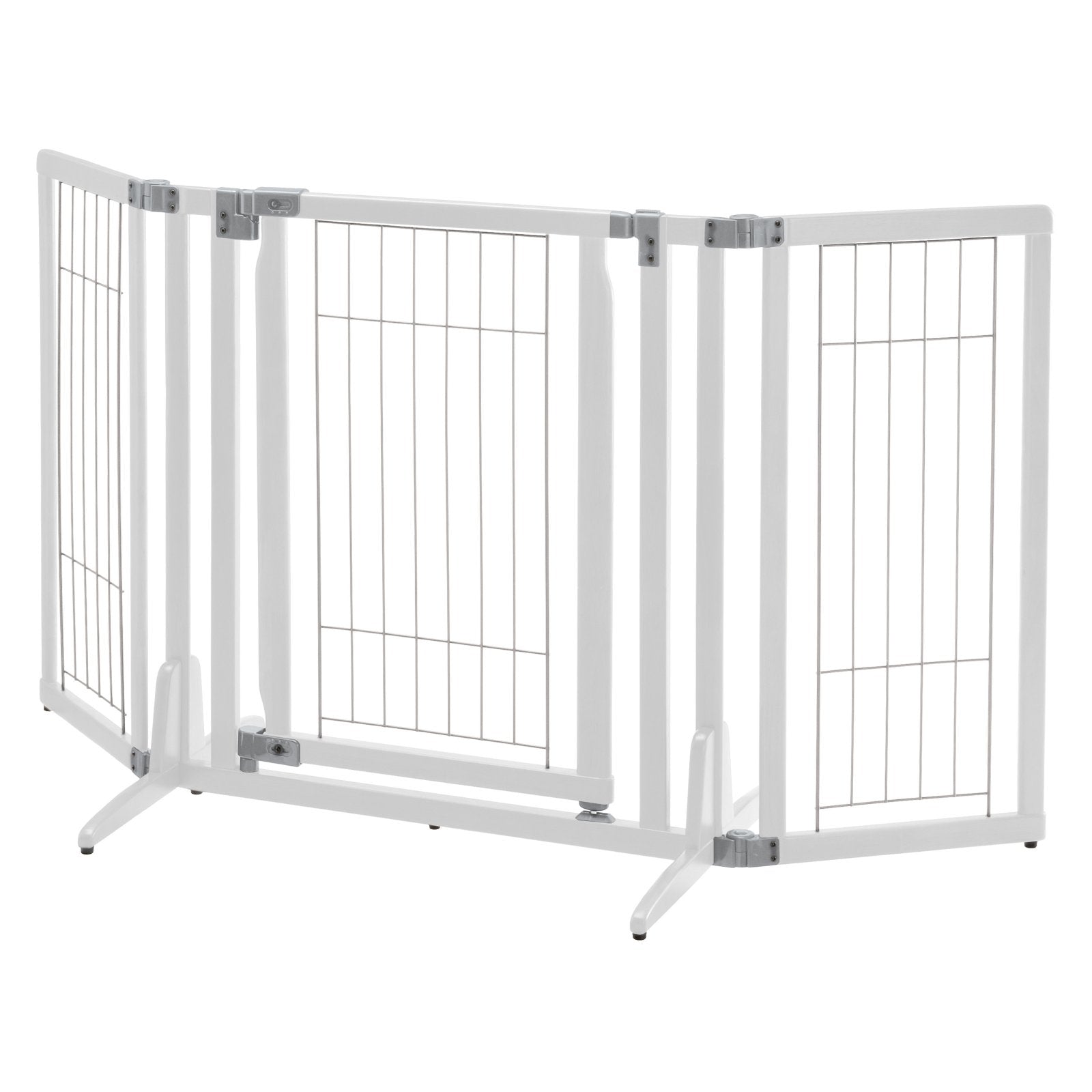 Richell Premium Plus Freestanding Pet Gate Black 34