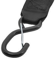 Boat Buckle F17635 2.0 in. x 13 ft. Pro Series Kwik Lok Gunwale Tie-Down, Black